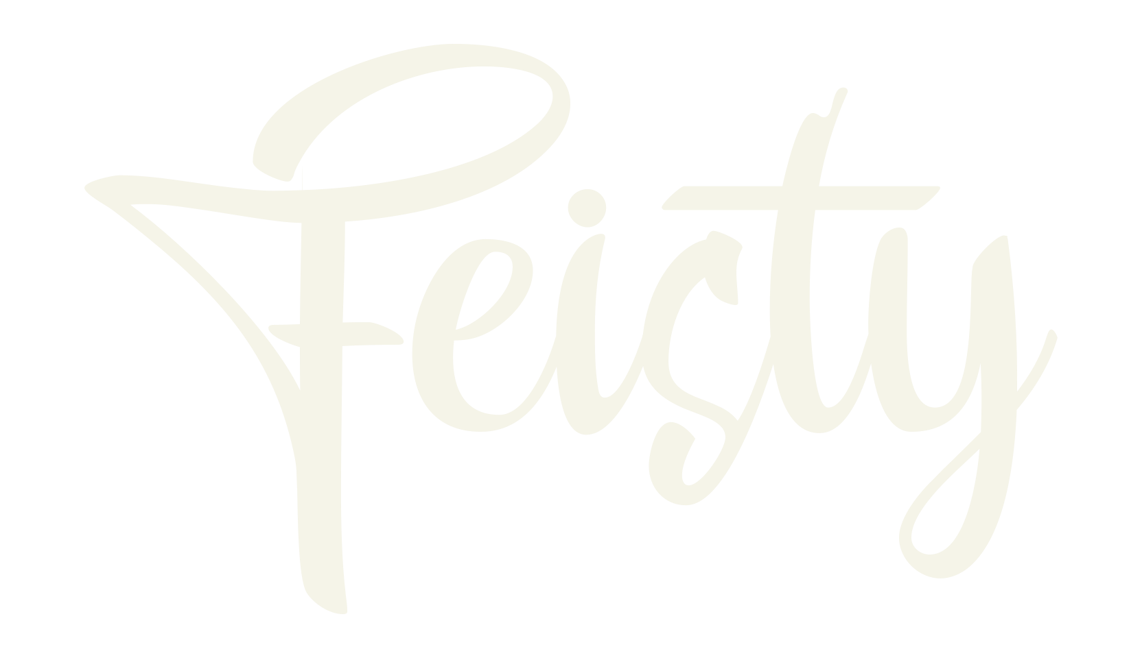 Feisty, calligraphy font preview