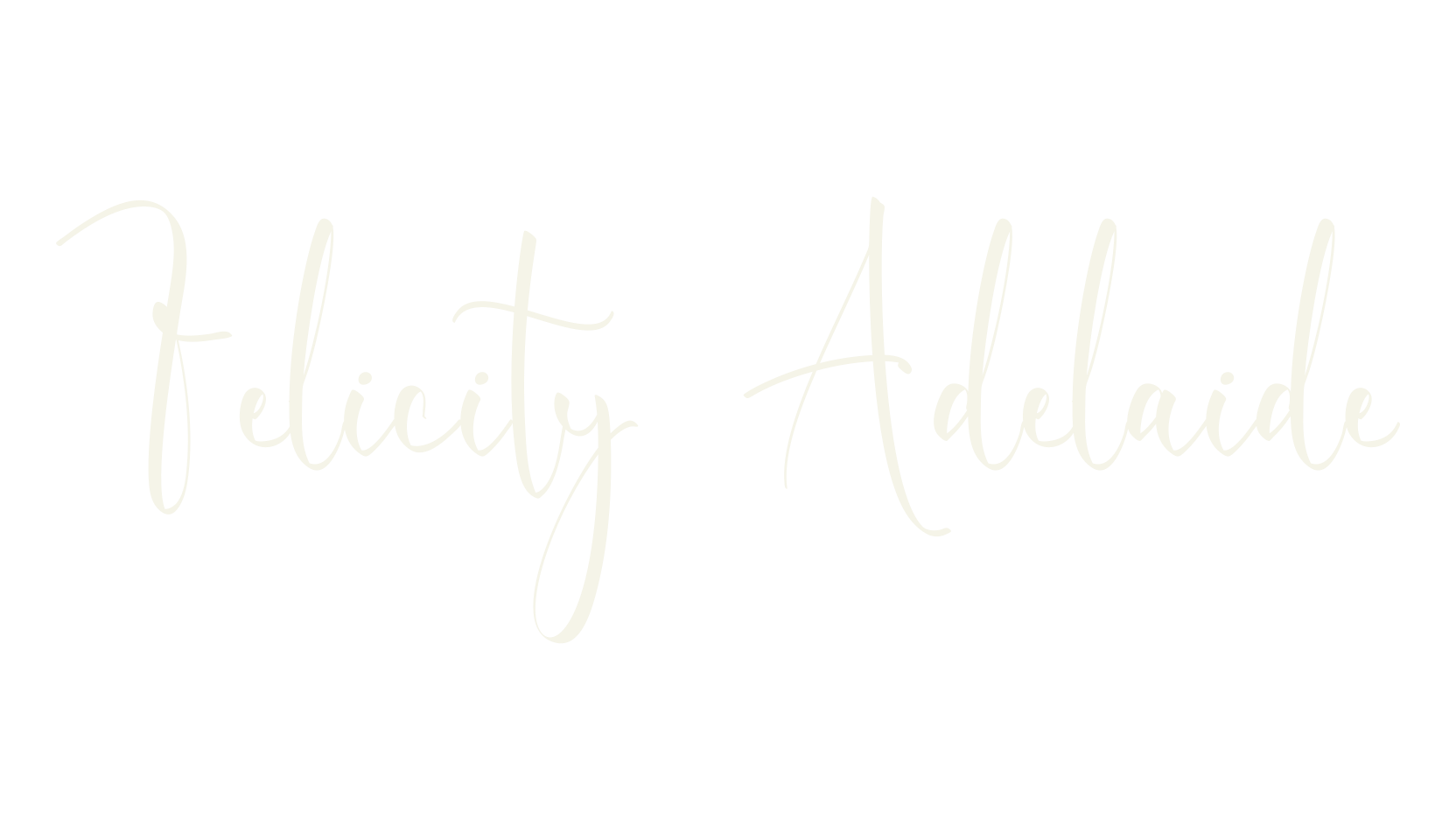 Felicity Adelaide, calligraphy font preview