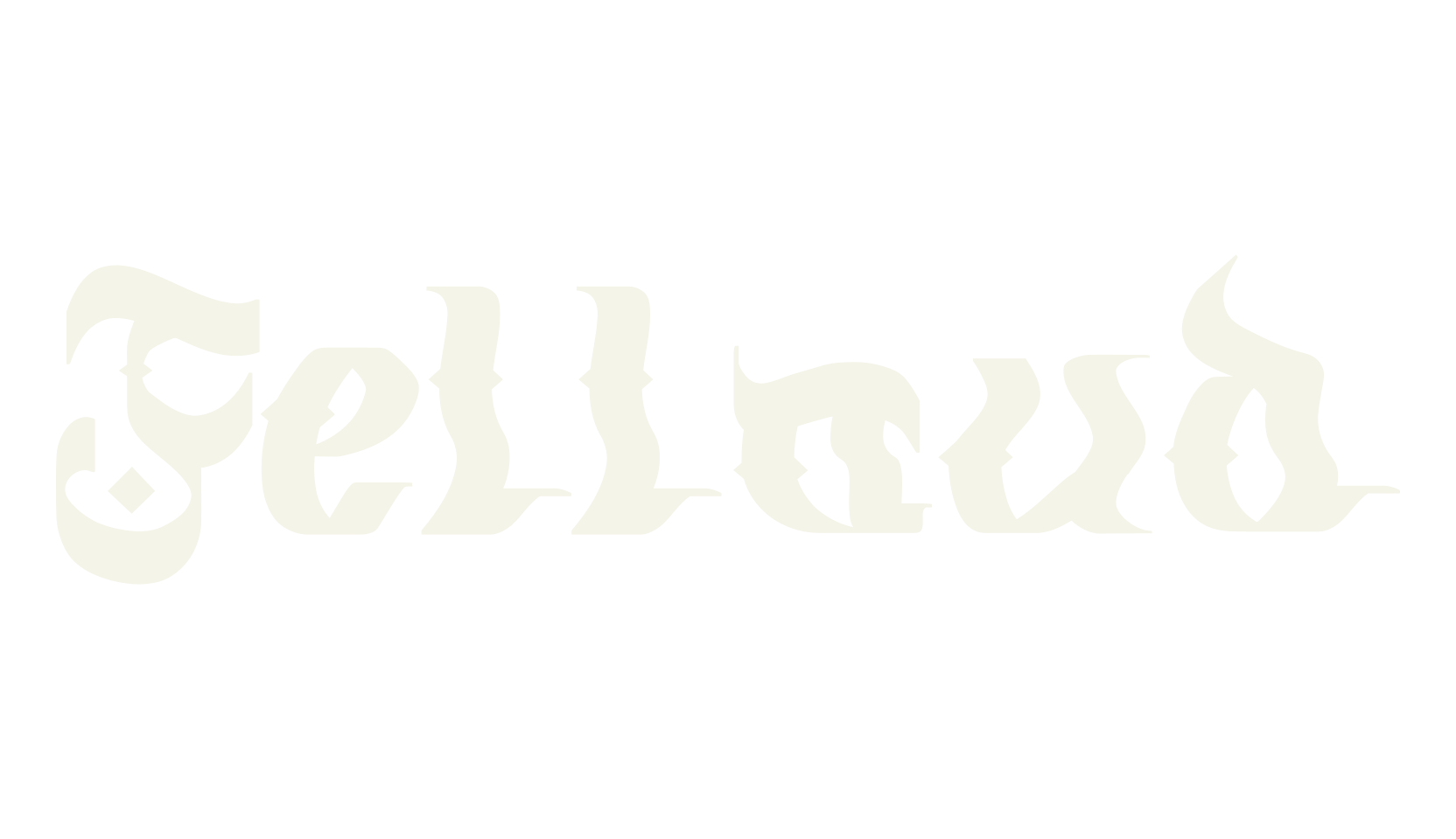 Fellaud, tattoo font preview