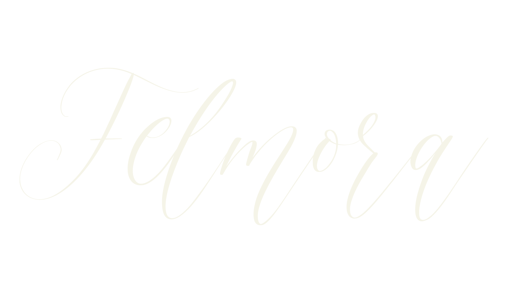 Felmora, fashion script font preview