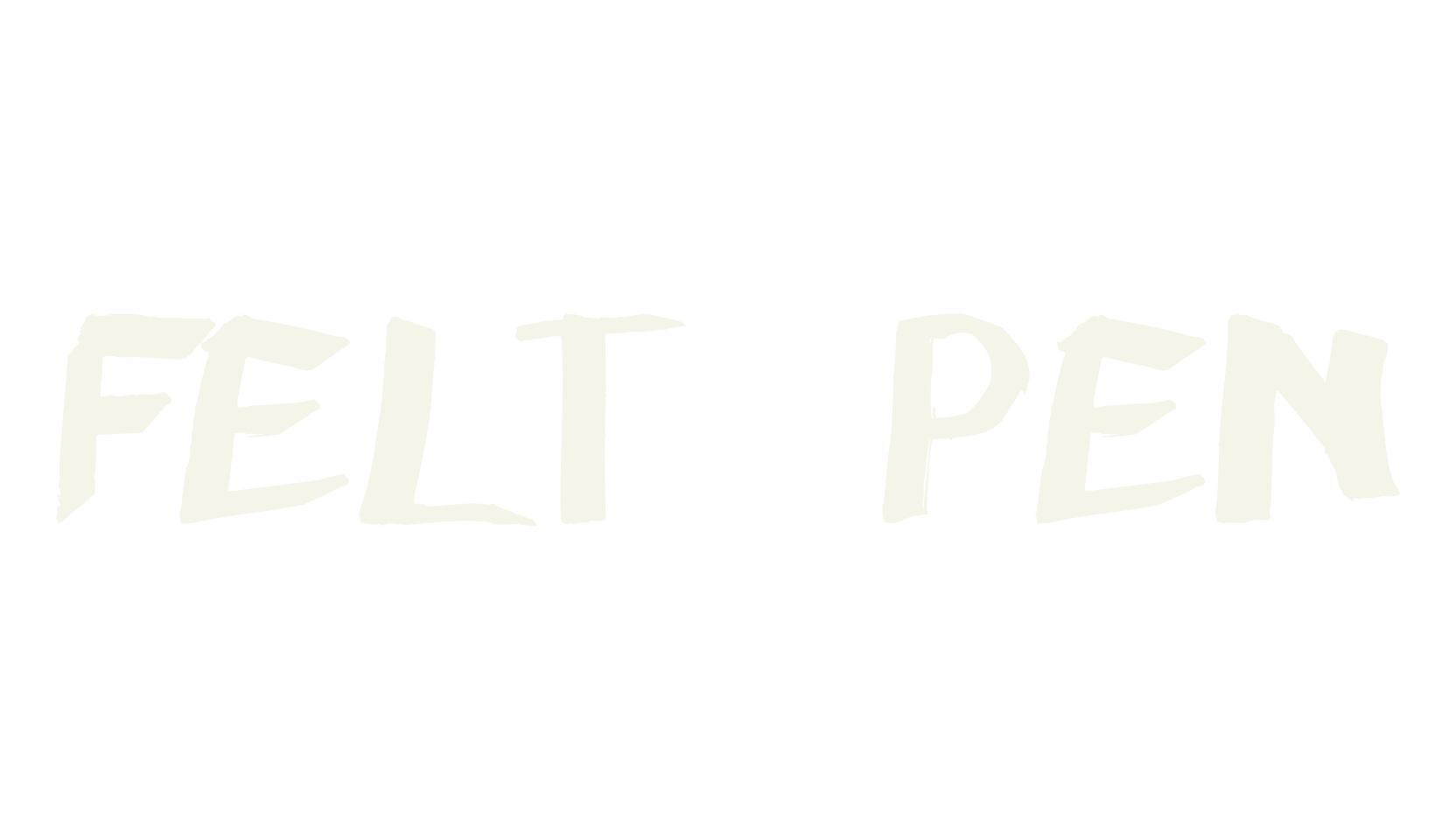 felt pen, display font preview
