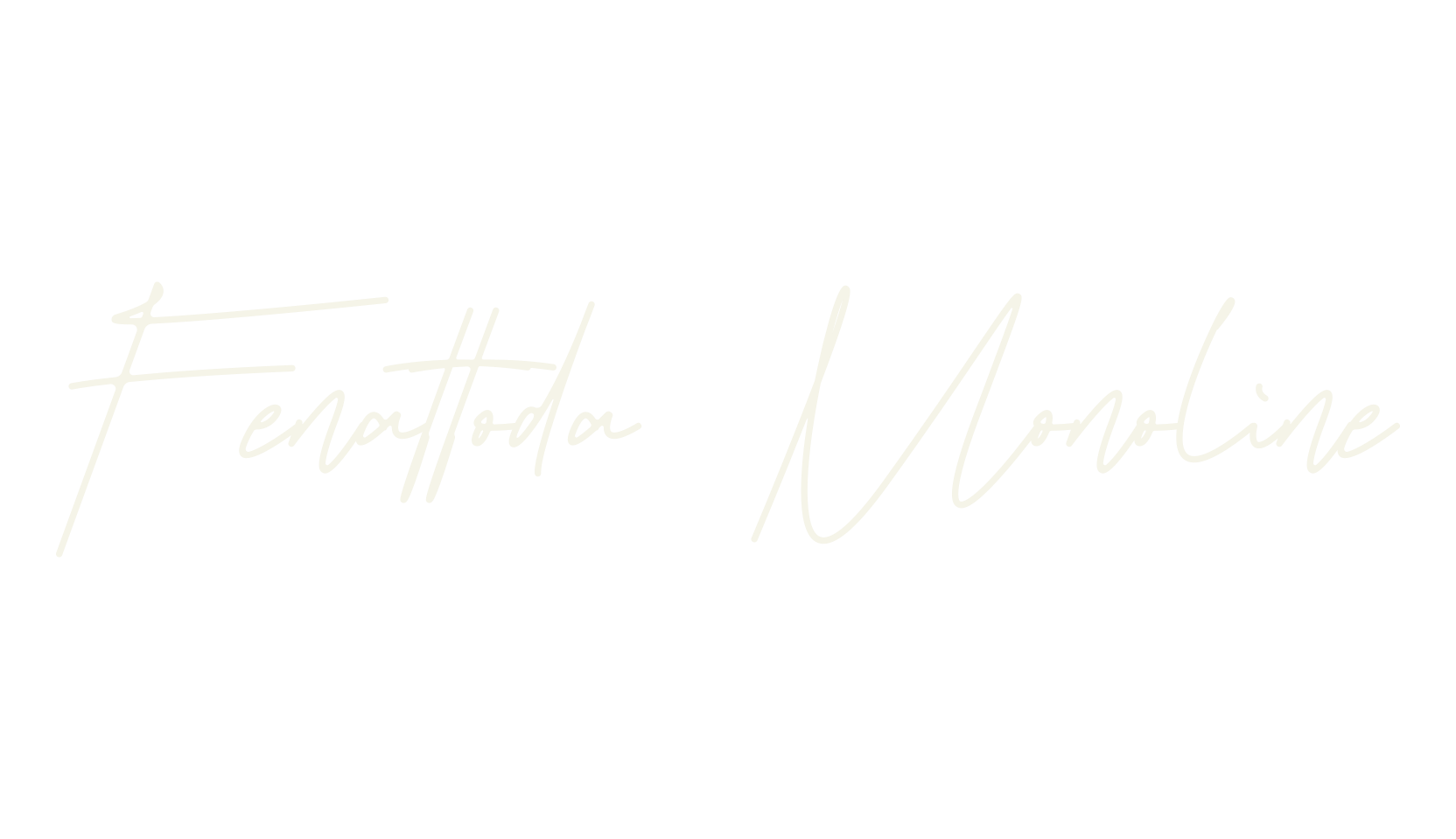 Fenattoda Monoline, cursive font preview