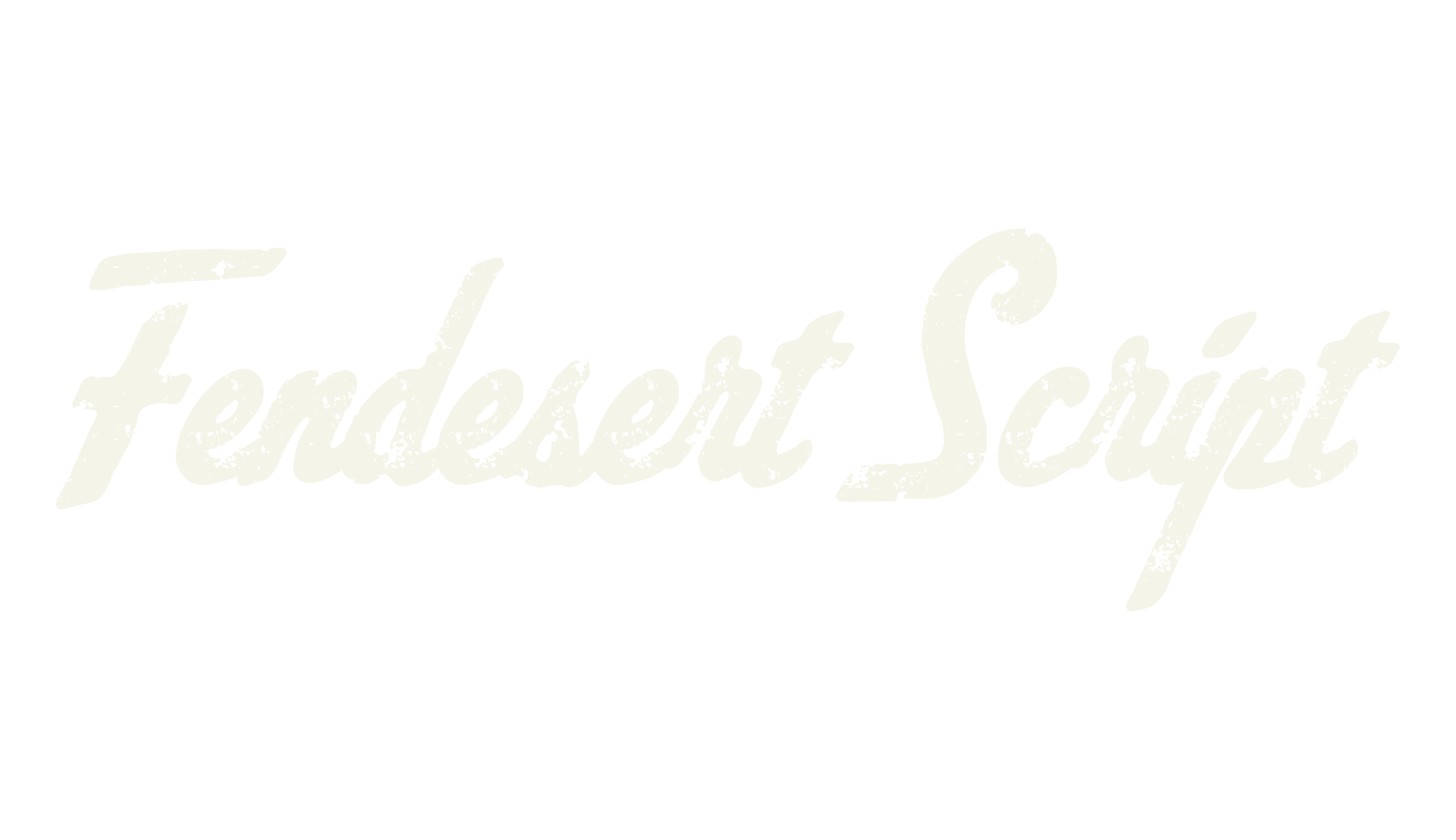 Fendesert Script, wild west font preview