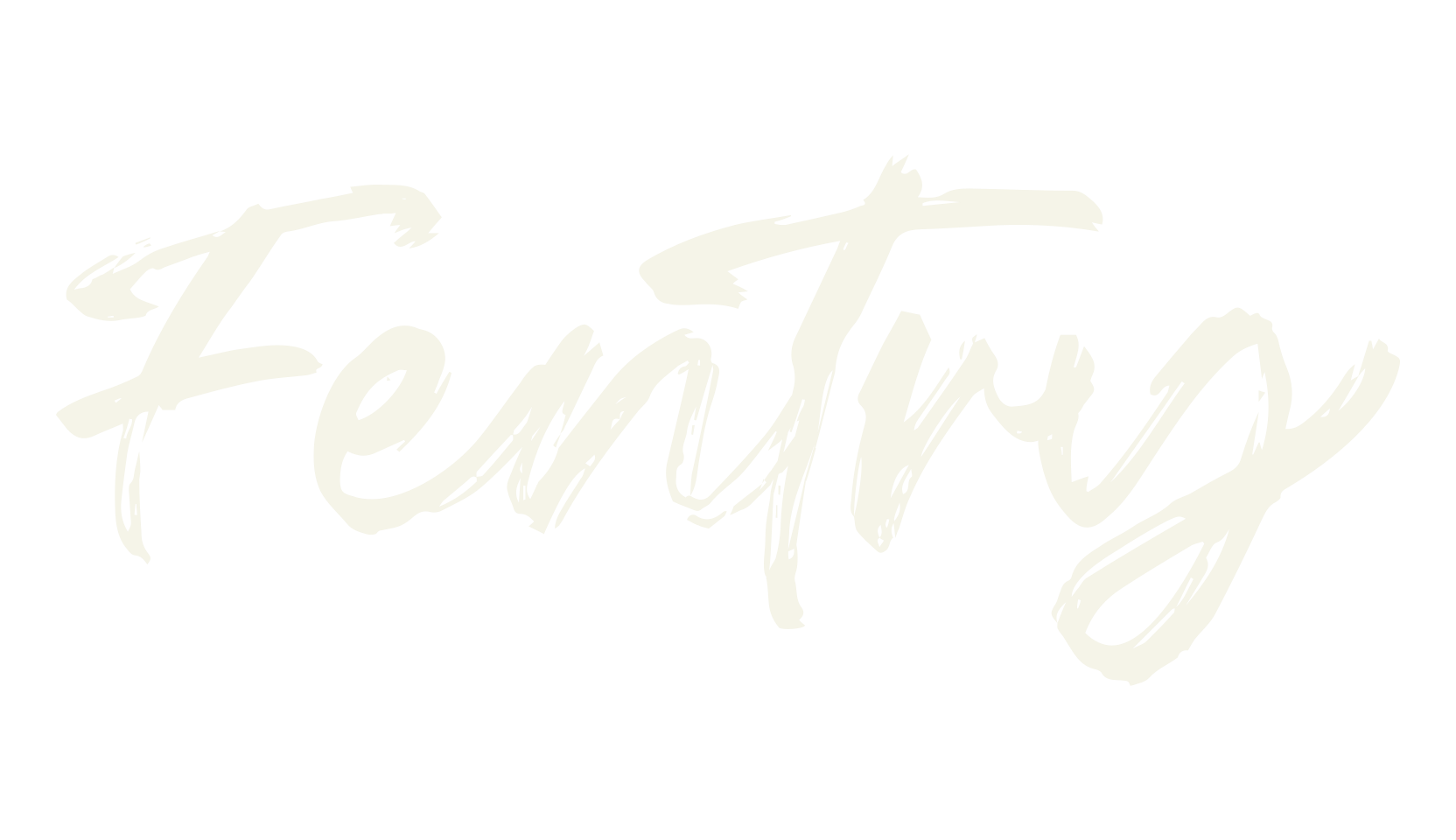 Fentry, typography font preview