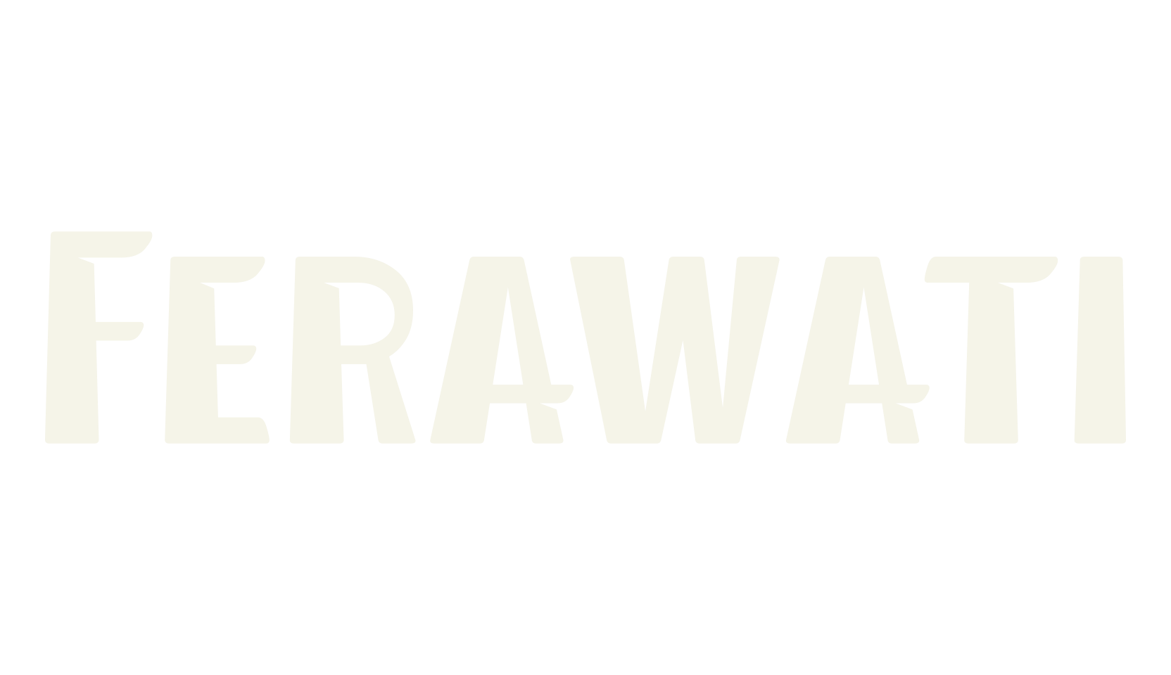 Ferawati, display market font preview