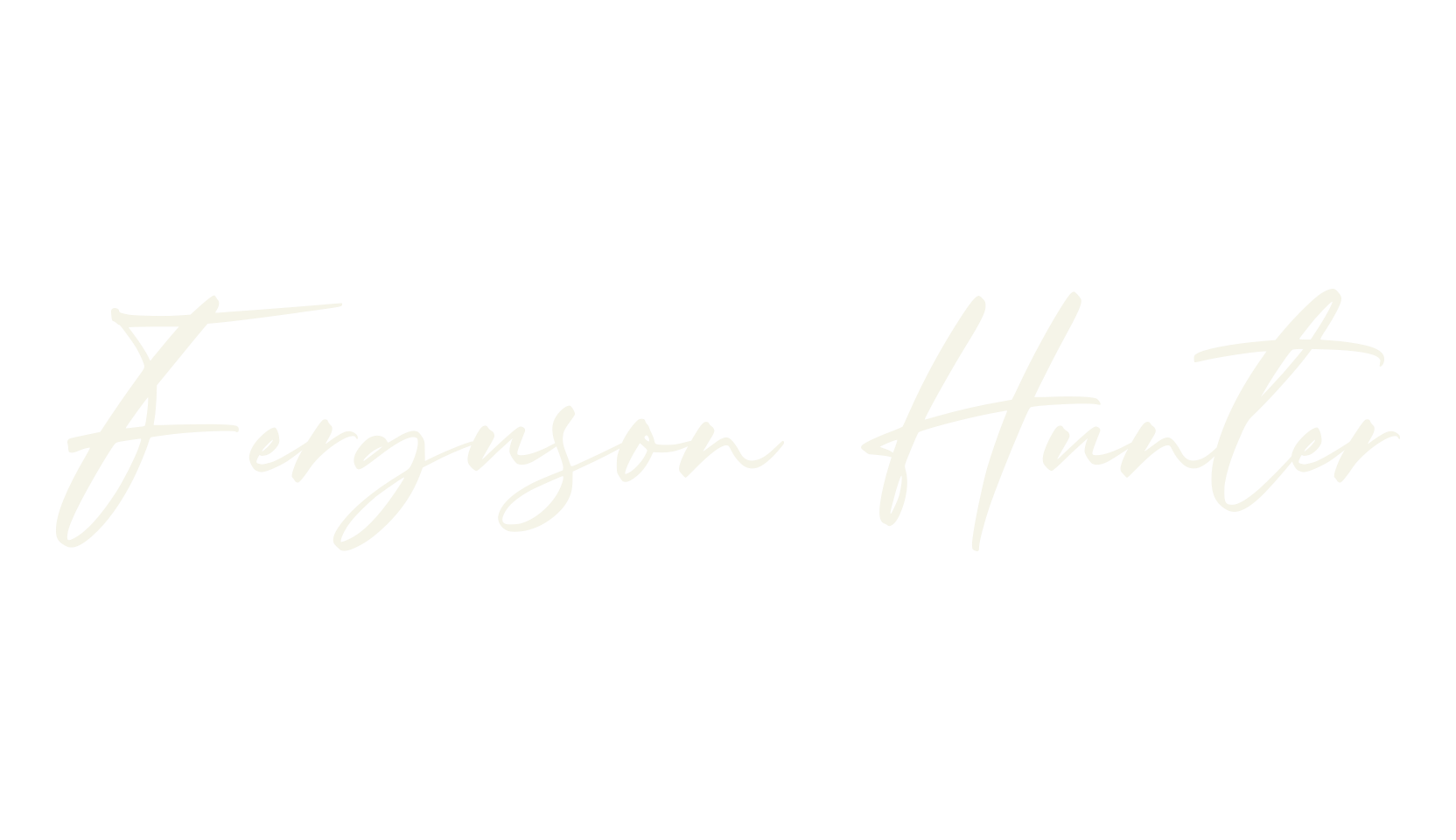 Ferguson Hunter, fashion script font preview