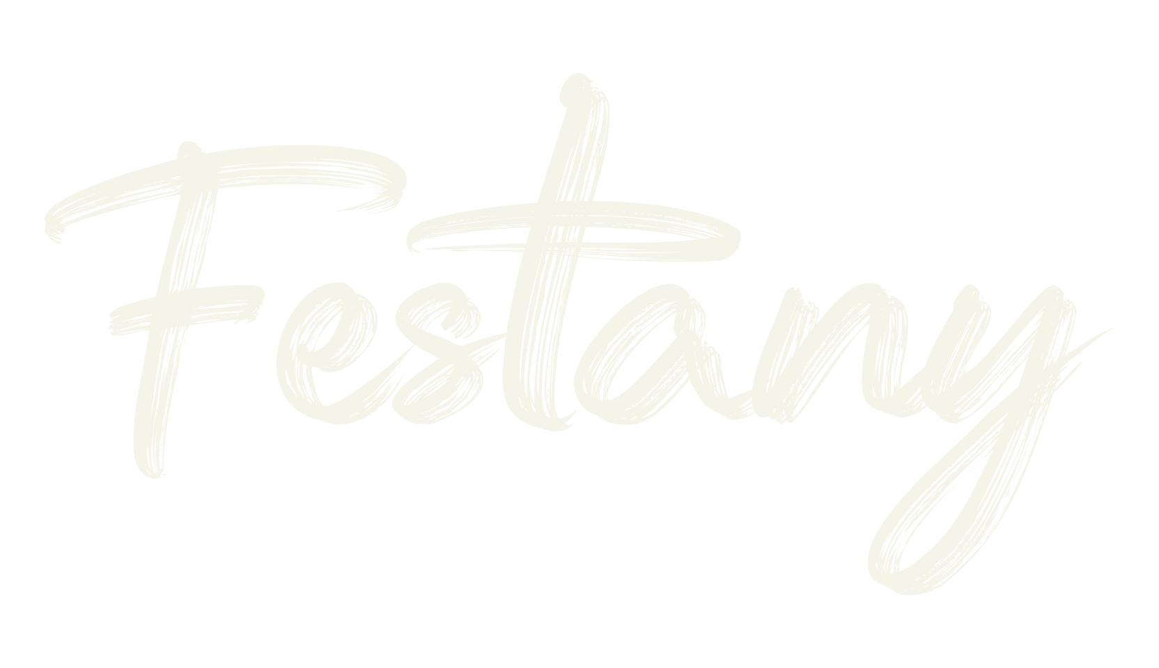 Festany, alphabet font preview