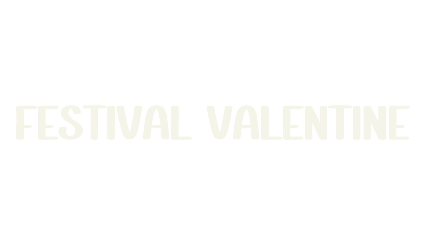 Festival Valentine, handwriting font preview