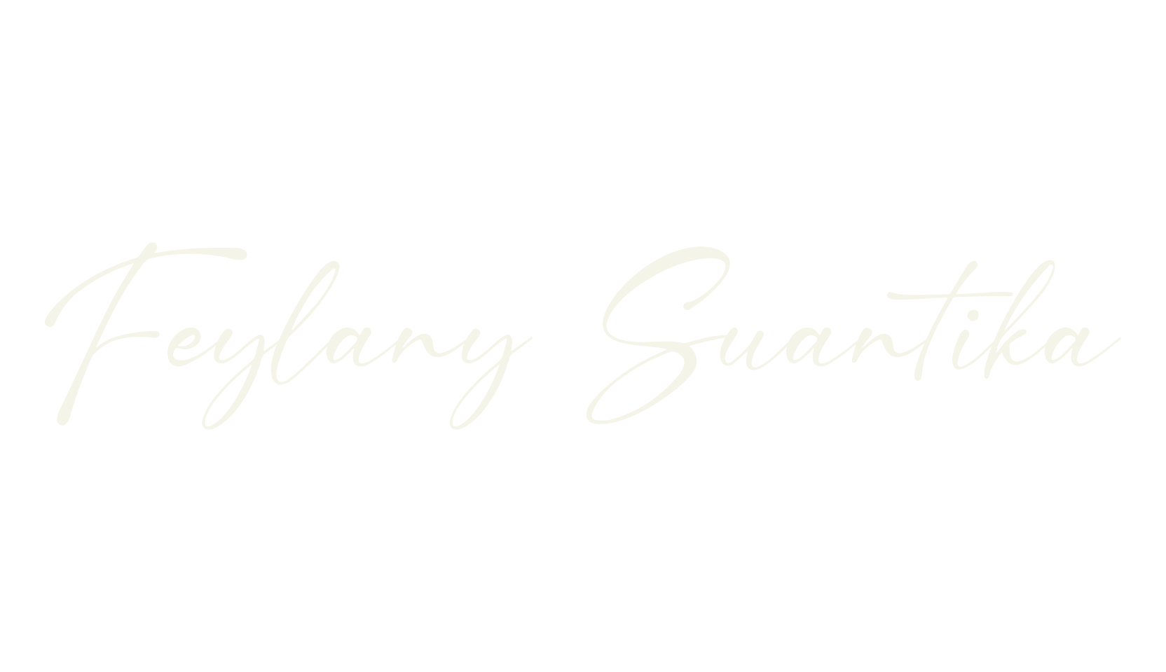 Feylany Suantika, calligraphy font preview