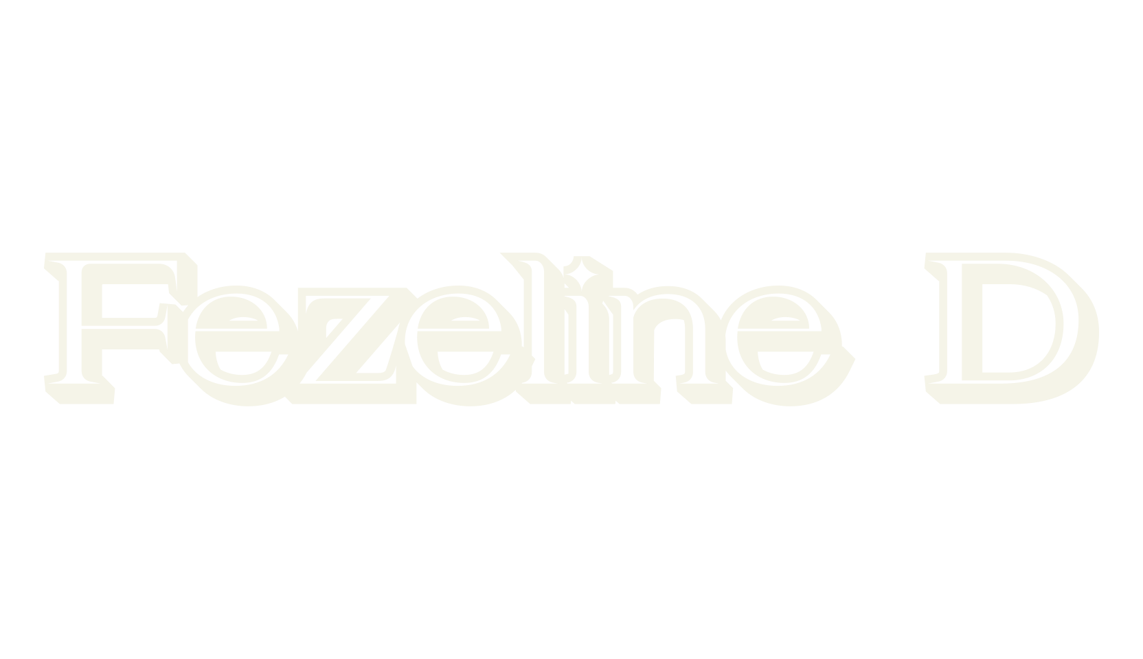 Fezeline 3D, 3d font preview
