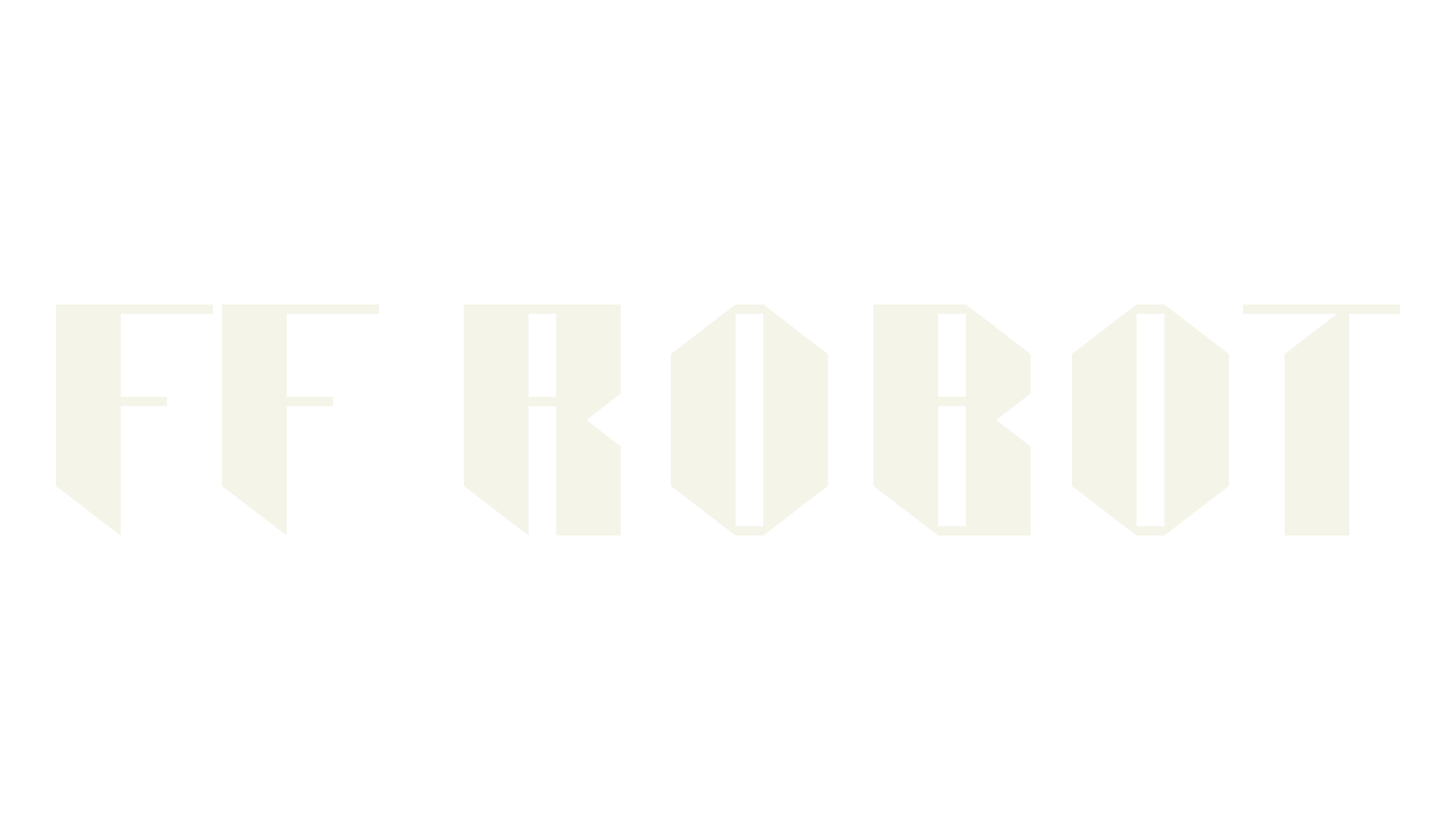 FF Robot, logo font preview