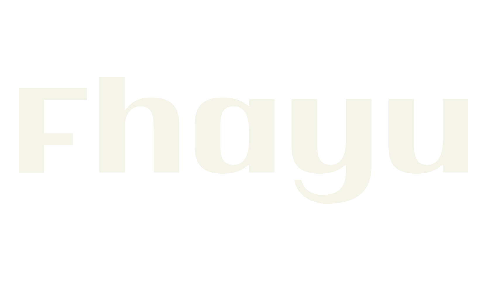 Fhayu, sans serif font preview