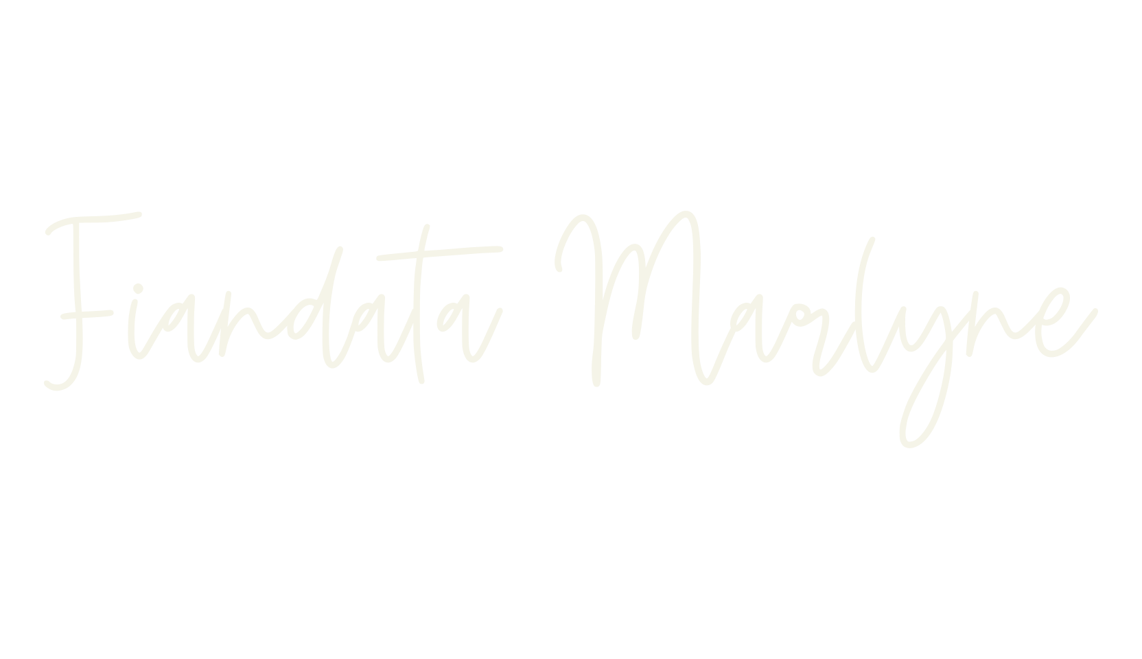 Fiandata Marlyne, cursive font preview