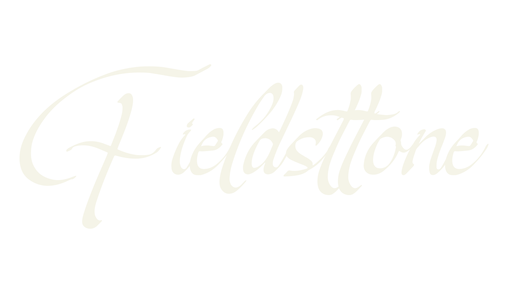 Fieldsttone, script font preview