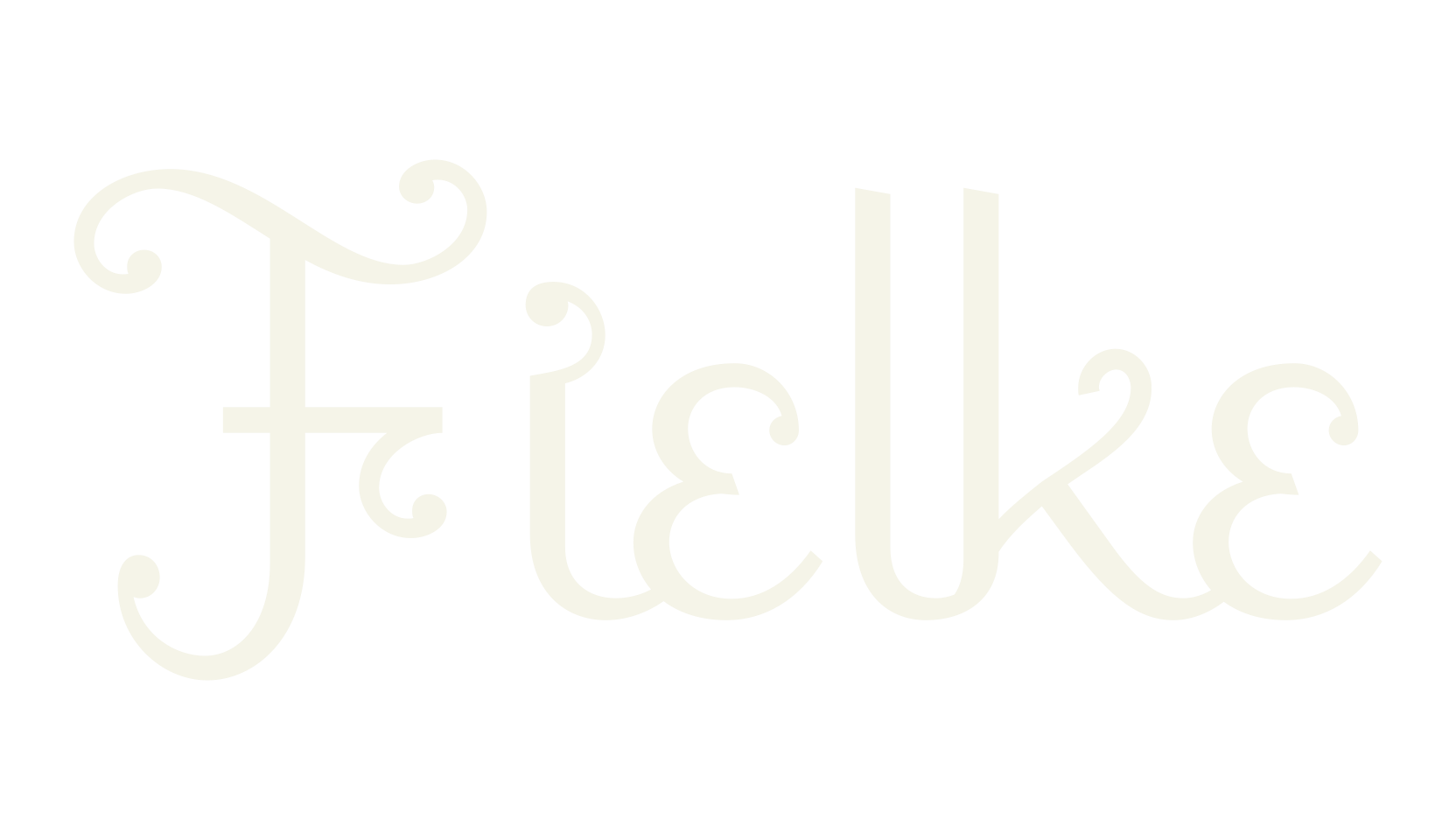 Fielke, decorative font preview