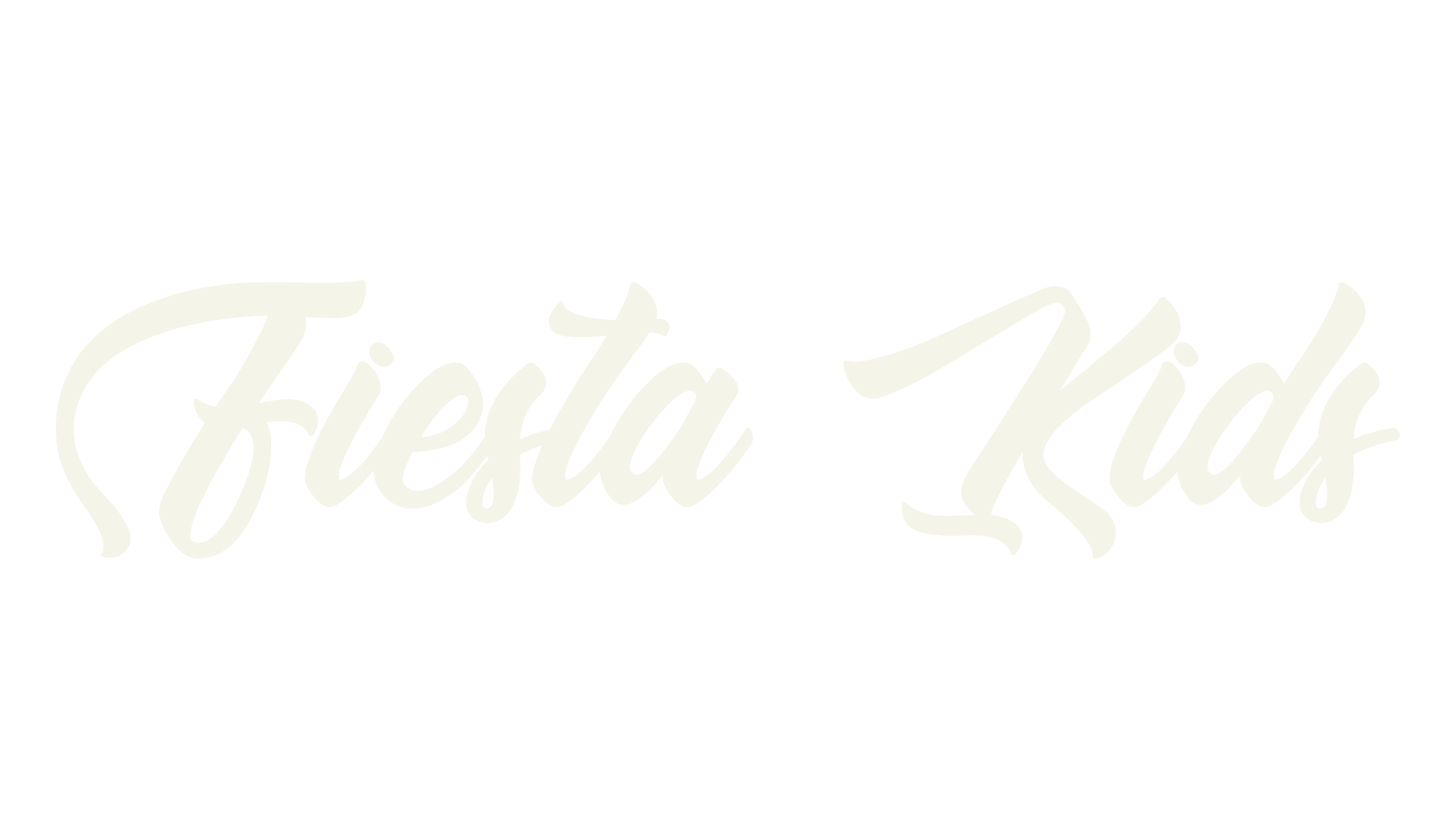Fiesta Kids, lettering font preview