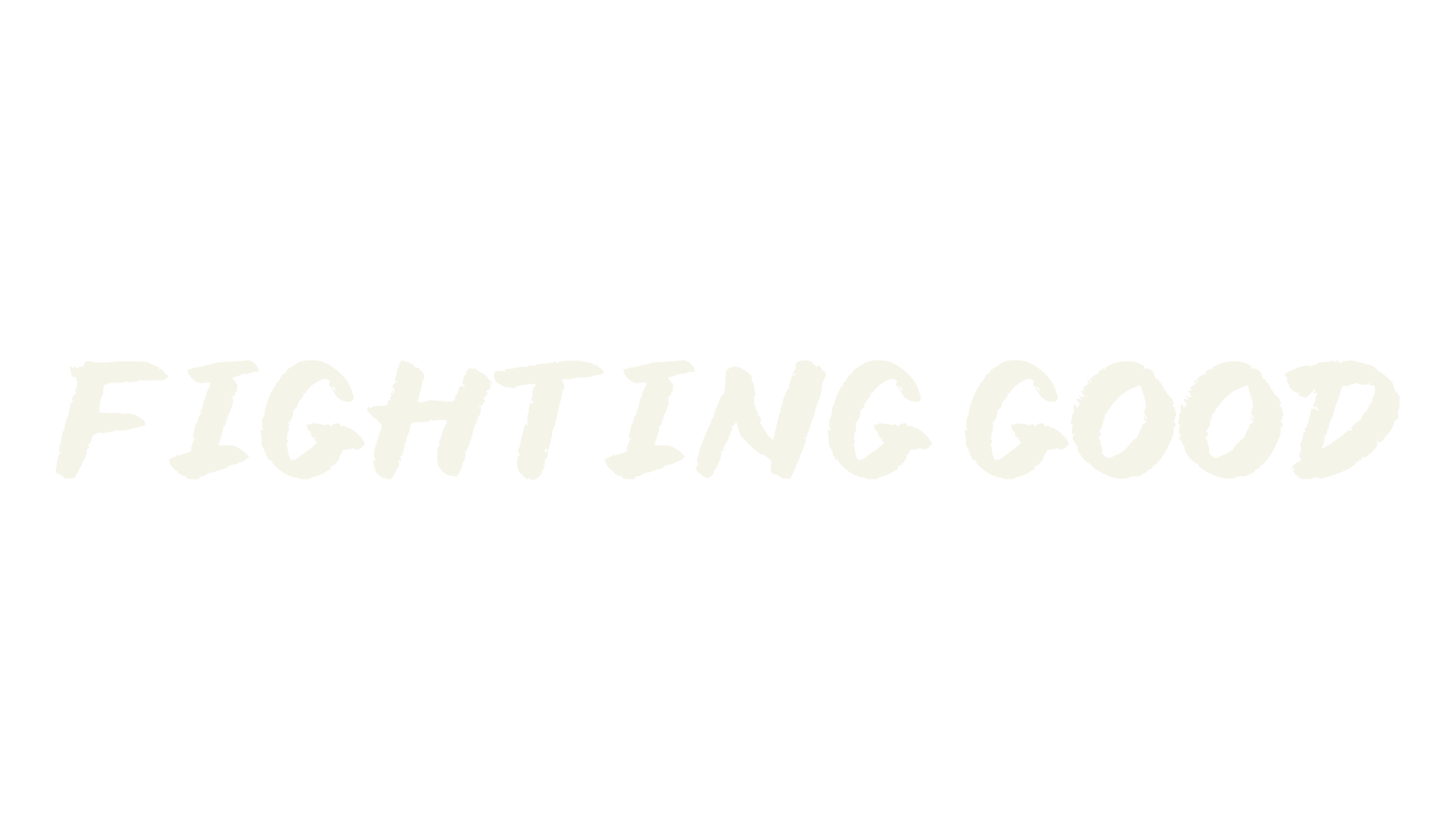 FIGHTING GOOD, movies font preview