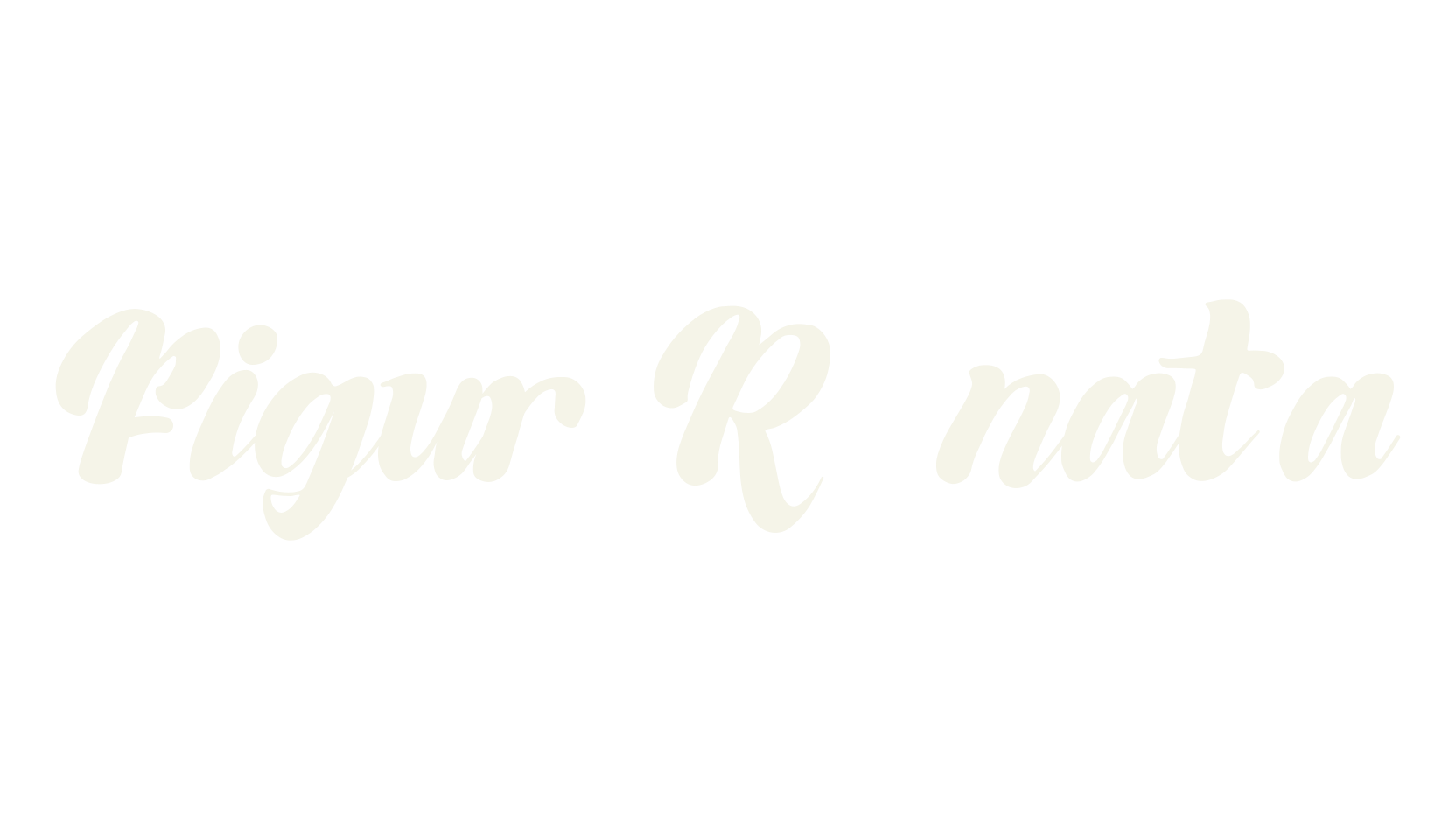 Figur Renata, script font preview