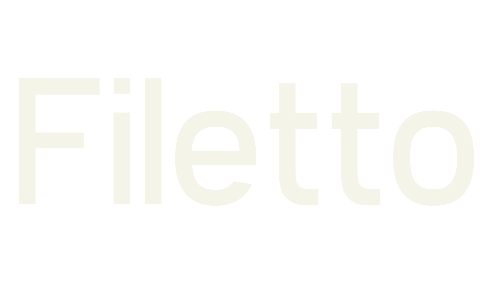 Filetto, sans serif font preview