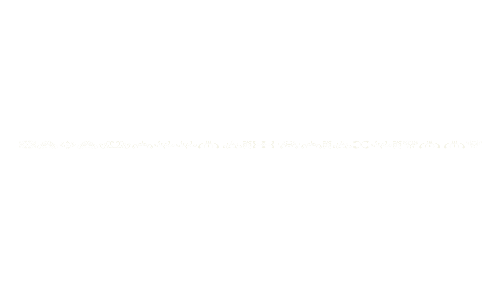 filigrees and ornaments ST, dingbats font preview
