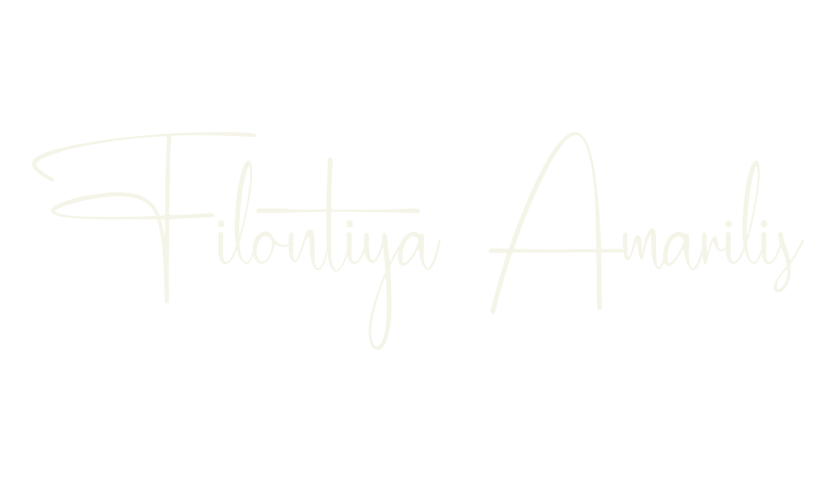 Filontiya Amarilis, watermark font preview