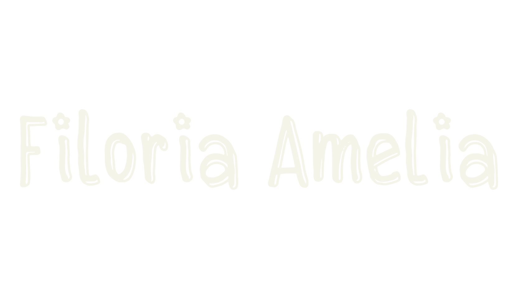 Filoria Amelia, cute font preview