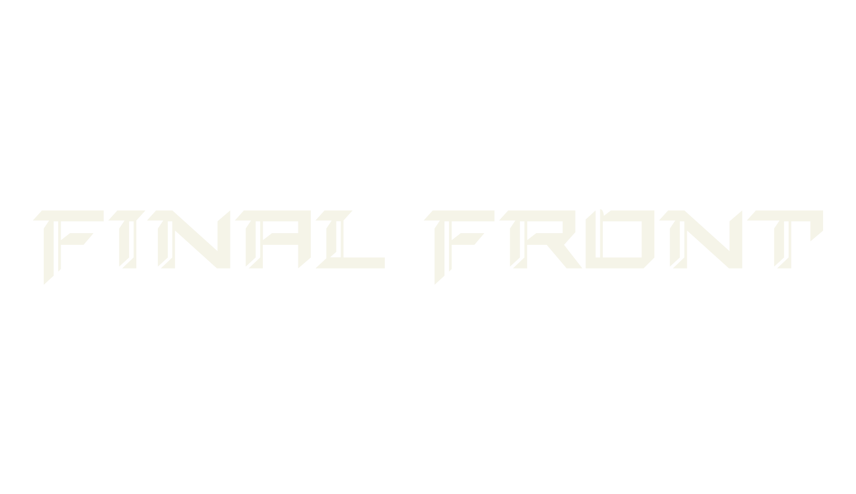Final Front, fashion script font preview