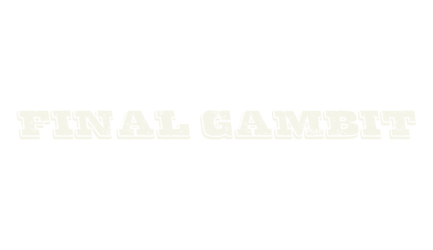 Final Gambit, display market font preview