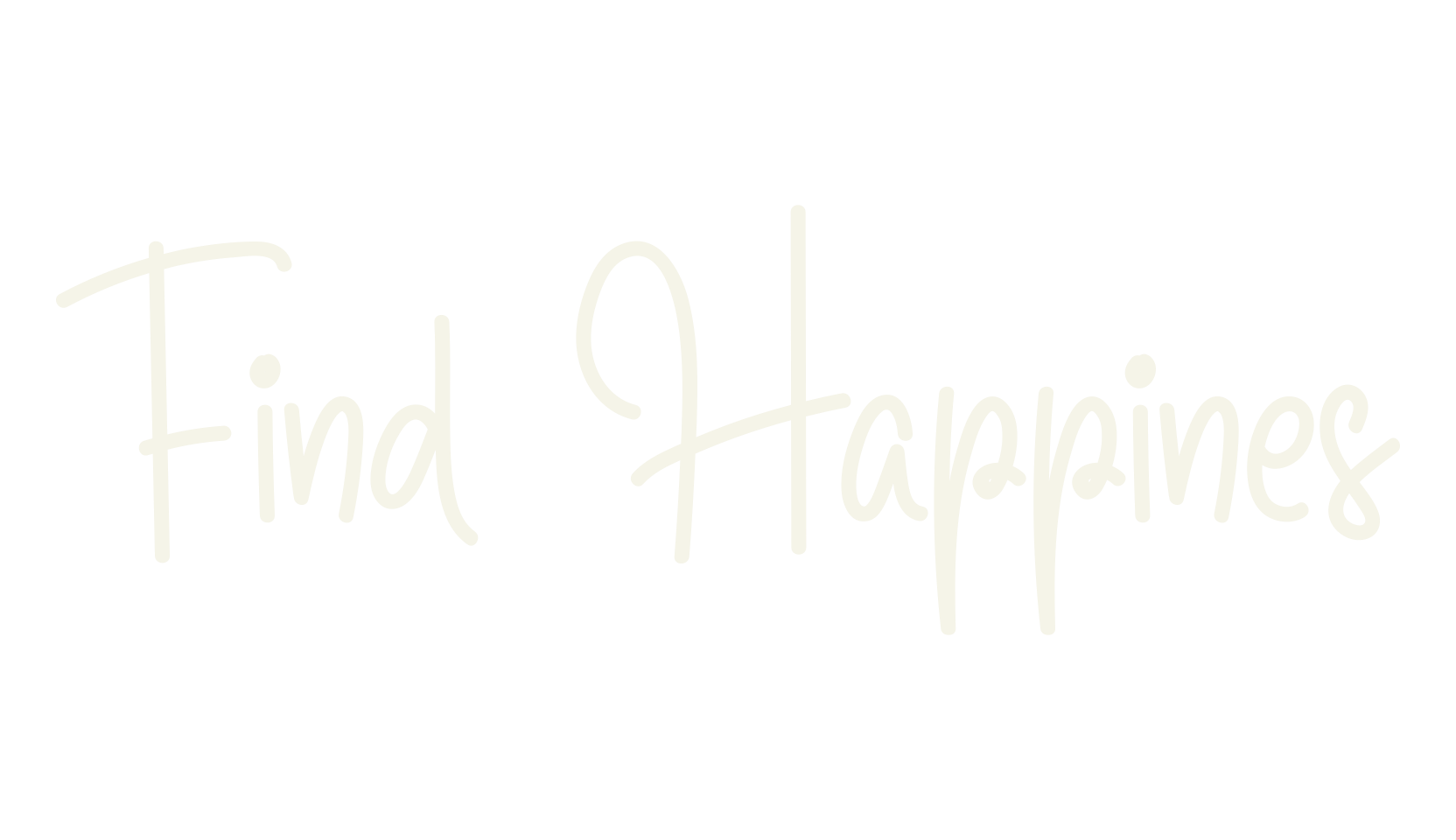 Find Happines, calligraphy font preview