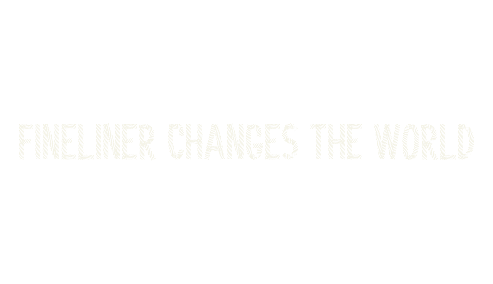 Fineliner Changes the World, food font preview