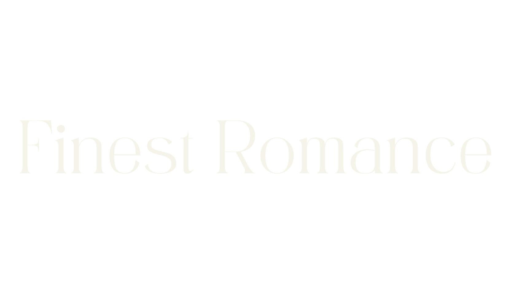 Finest Romance, serif font preview
