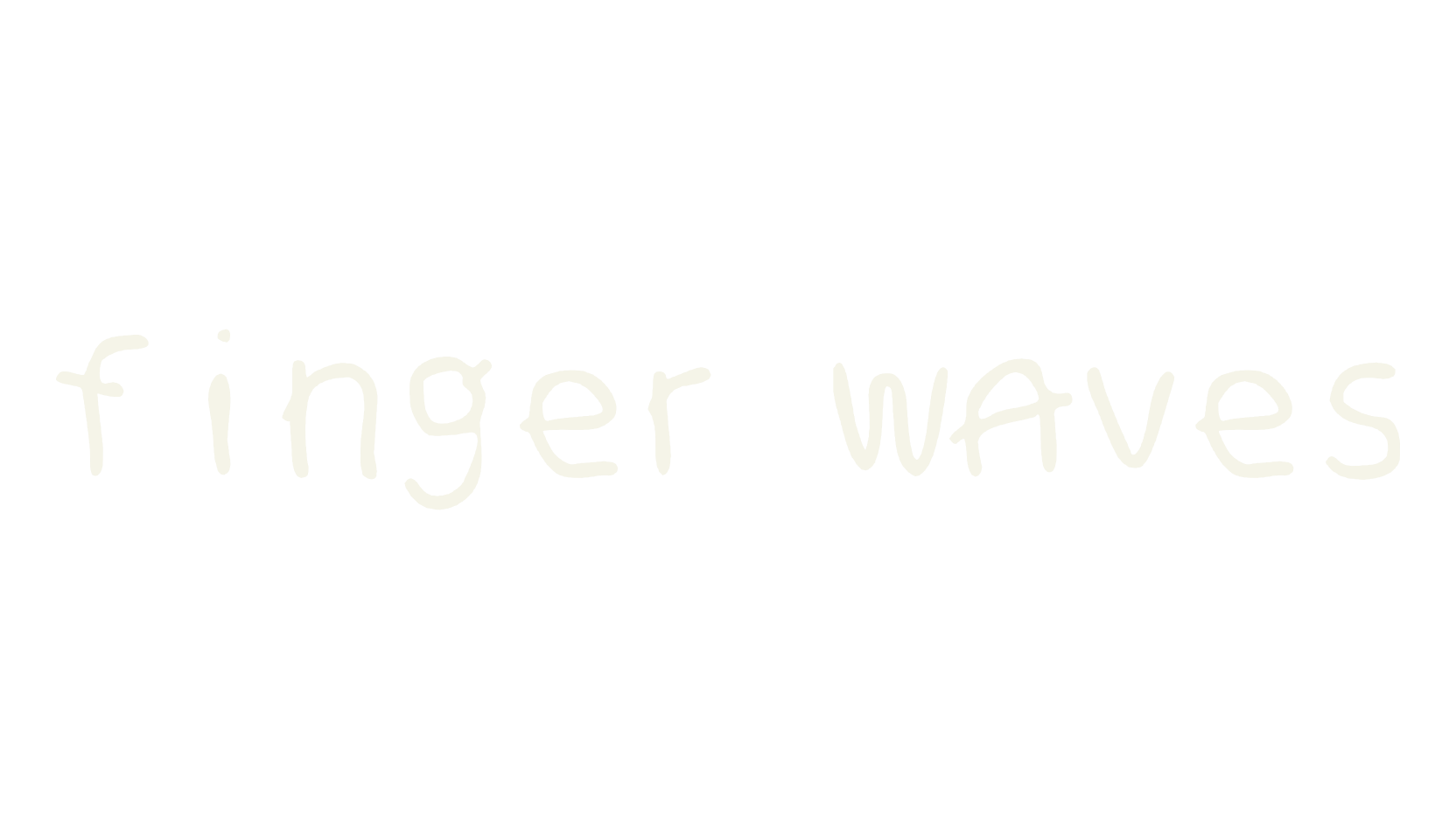 finger waves, graffiti font preview