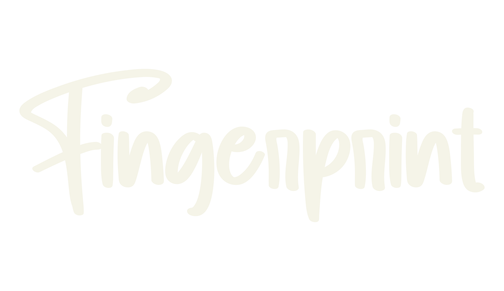 Fingerprint, fashion script font preview
