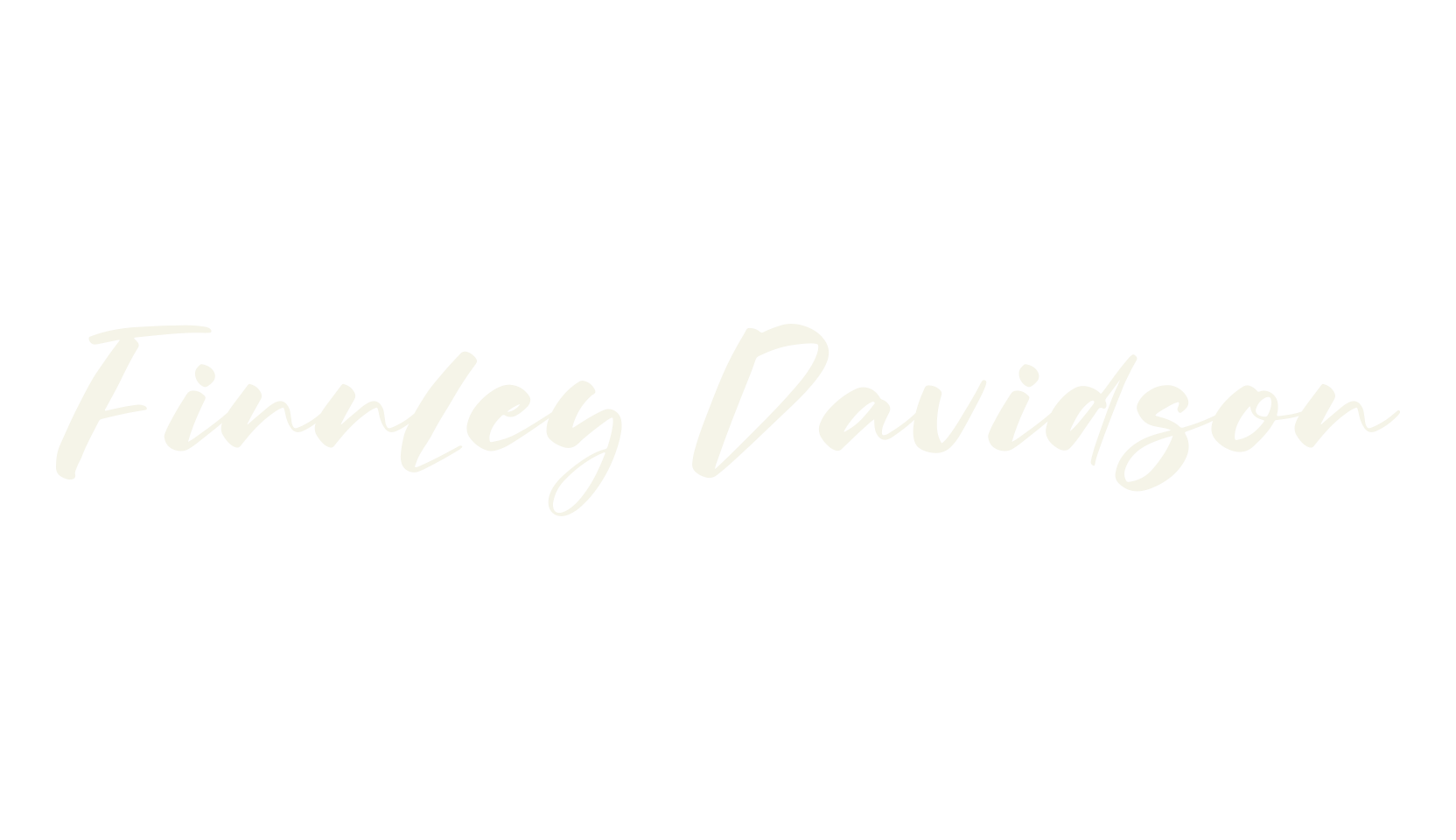 Finnley Davidson, script font preview