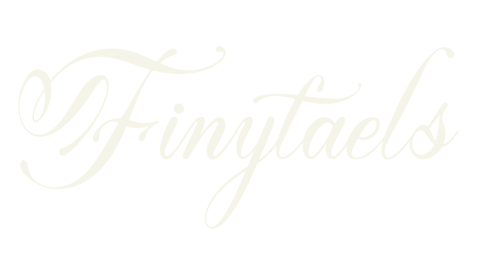 Finytaels, cursive font preview