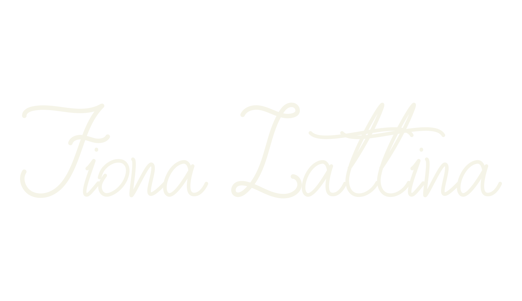 Fiona Lattina, fancy font preview