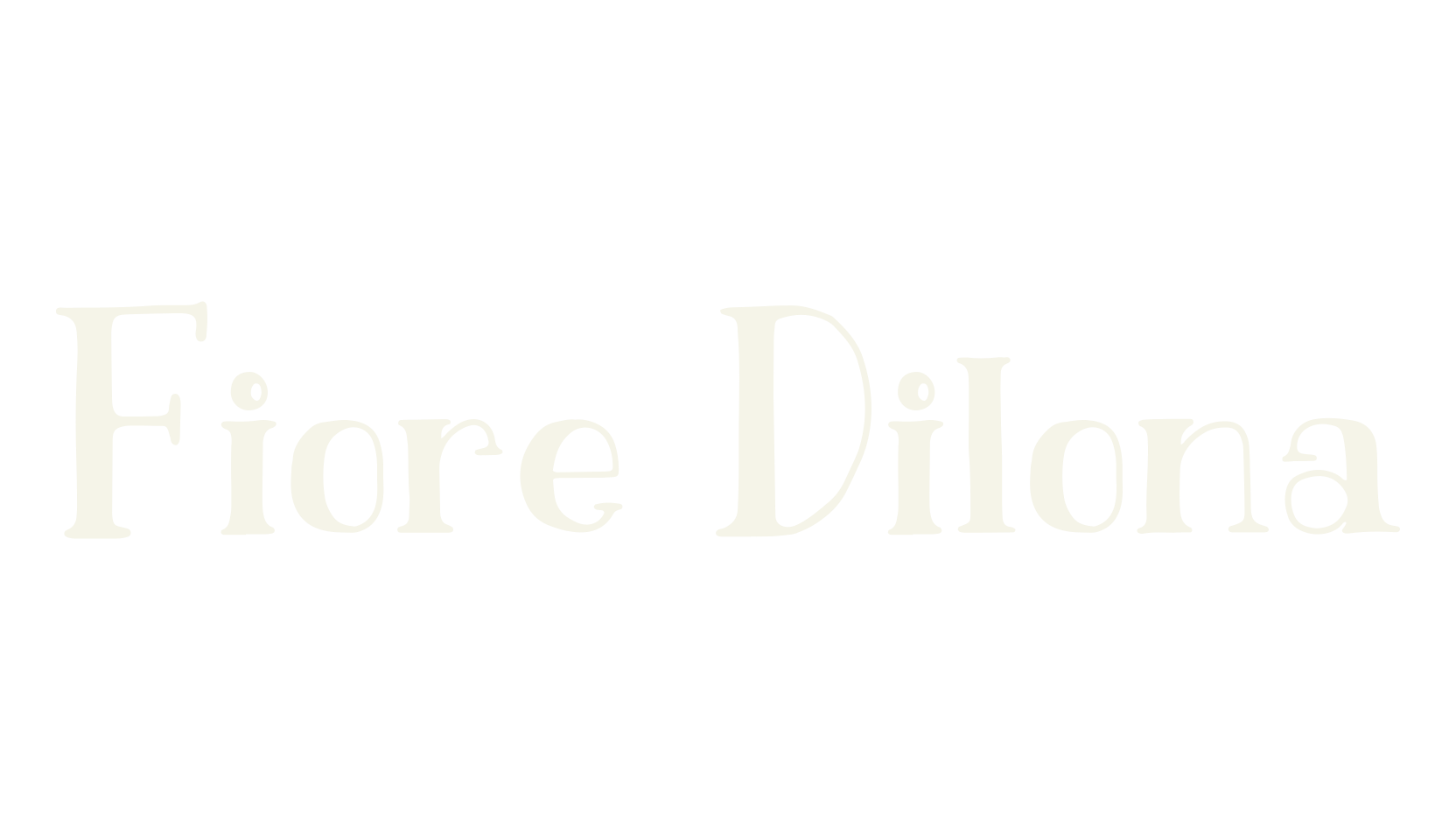 Fiore Dilona, 1990s font preview