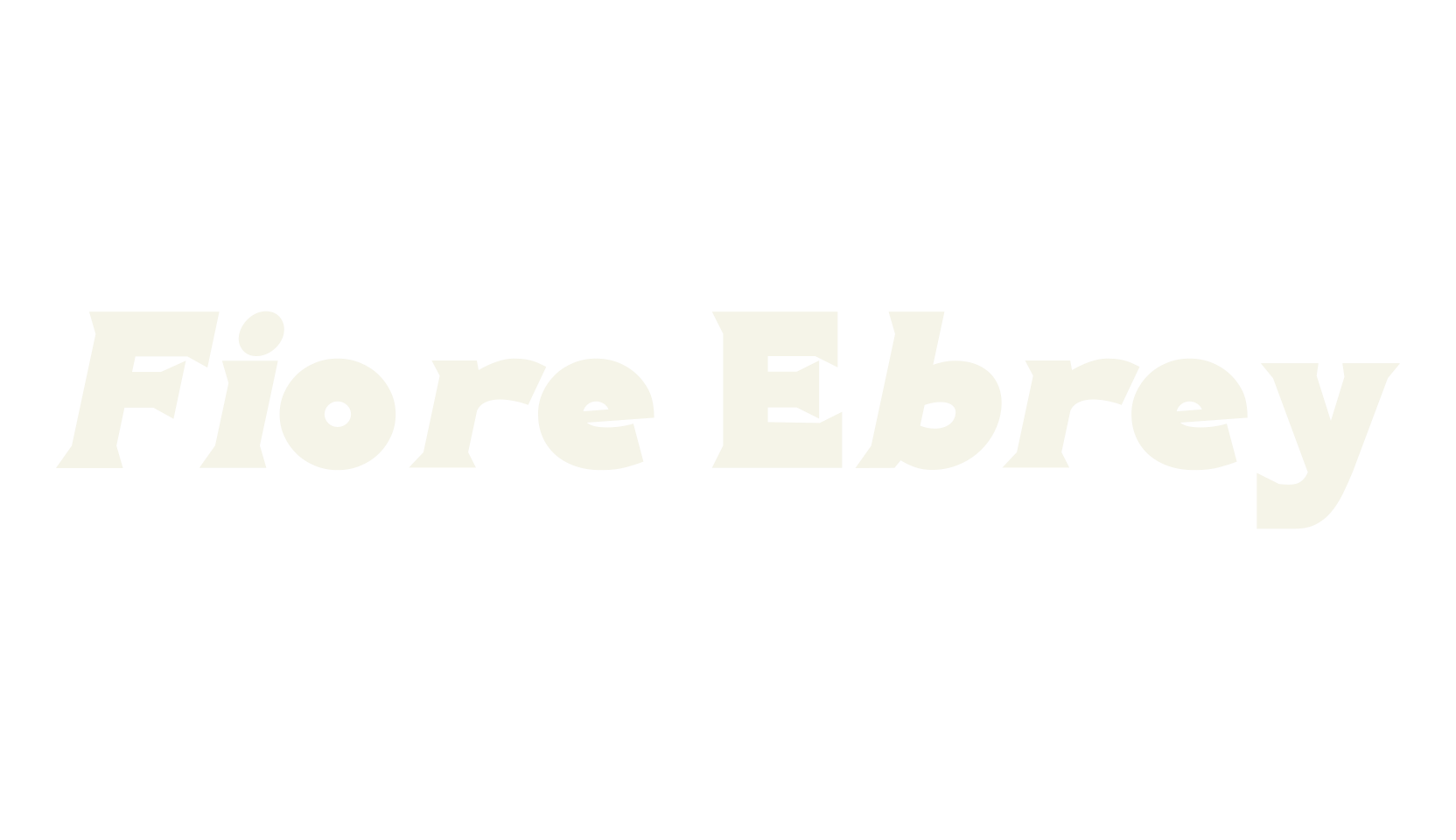 Fiore Ebrey, 80s font preview