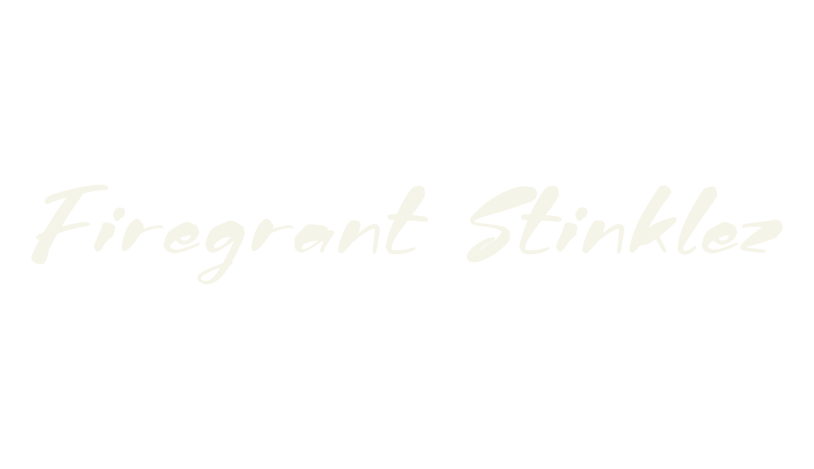 Firegrant Stinklez, script font preview
