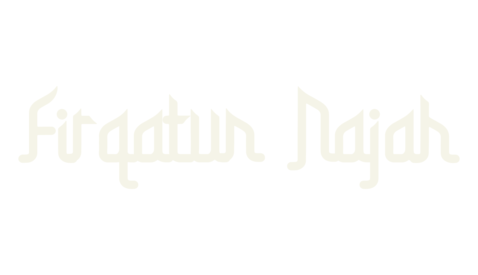 Firqatun Najah, arabic font preview