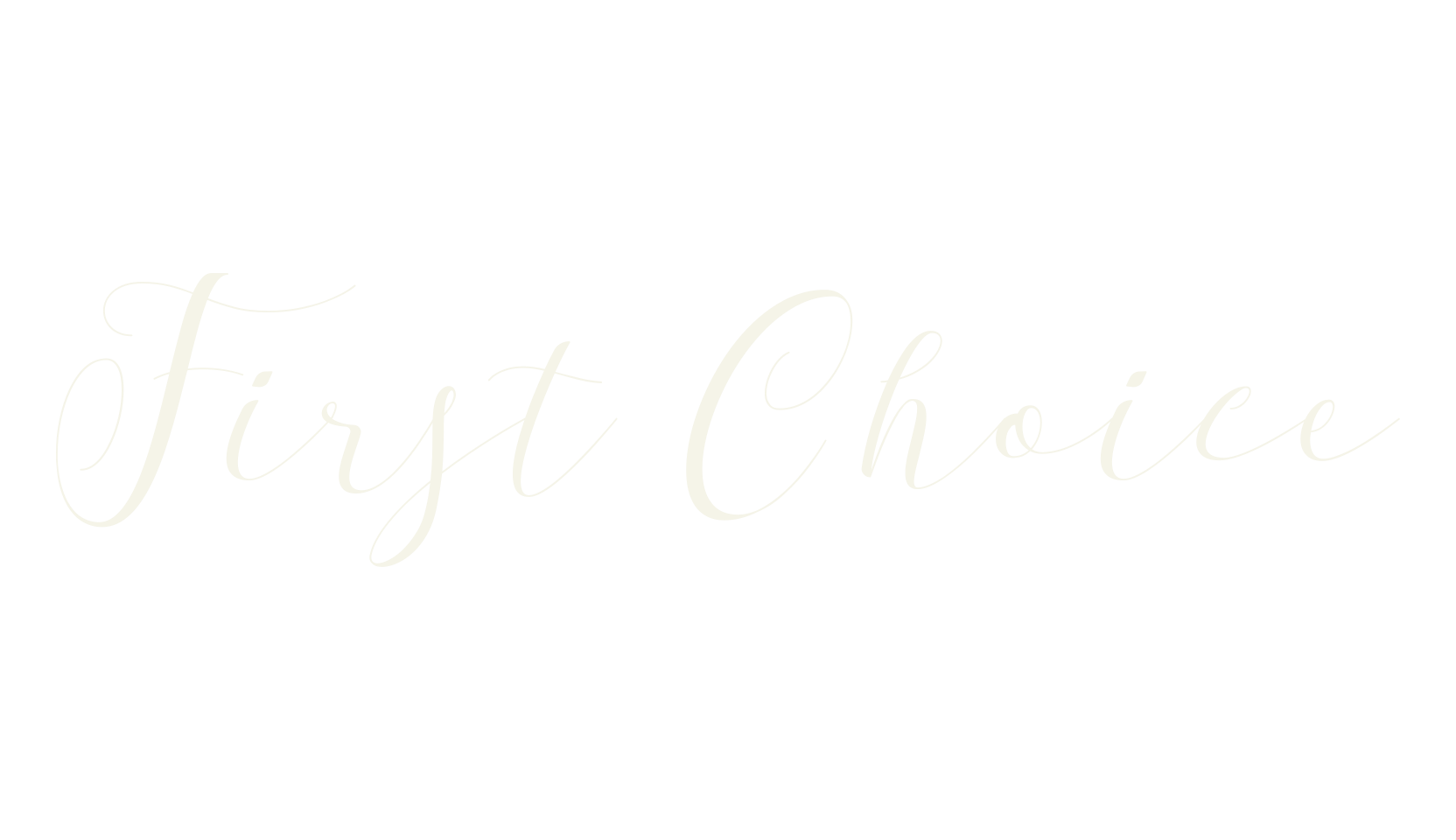 First Choice, fashion script font preview