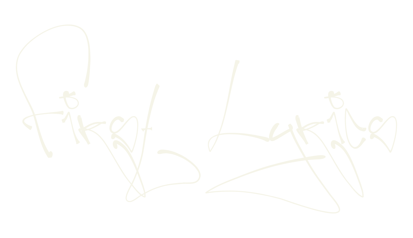 First Lyrics, fashion script font preview