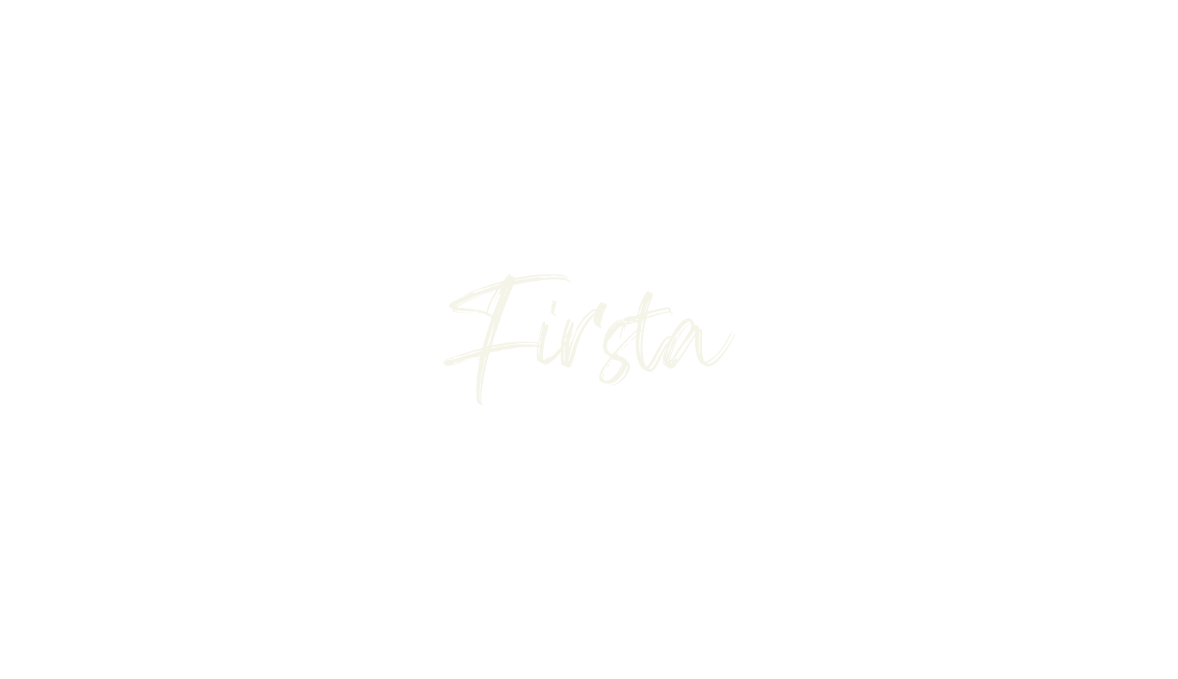 Firsta, calligraphy font preview