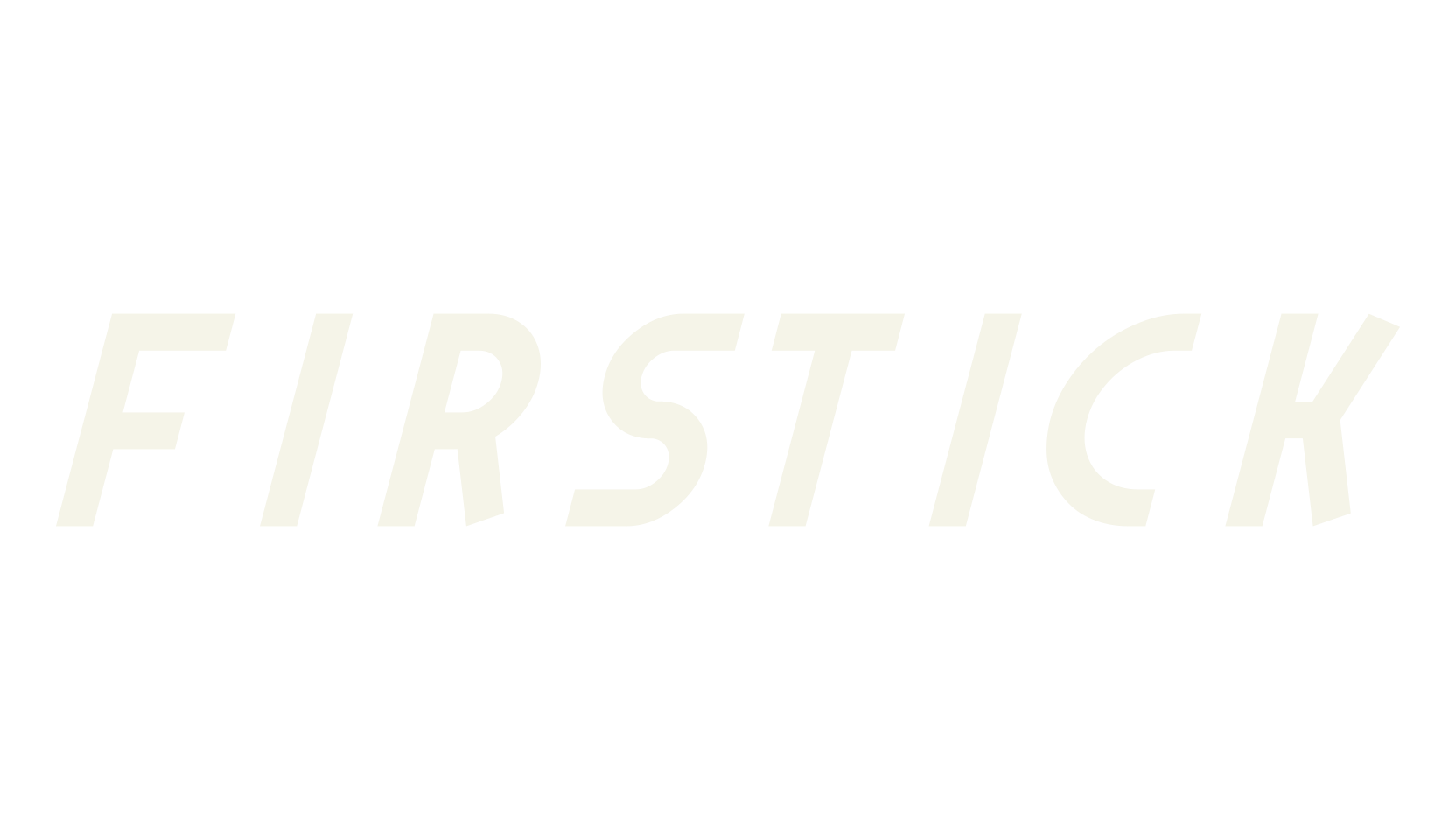 Firstick, racing font preview