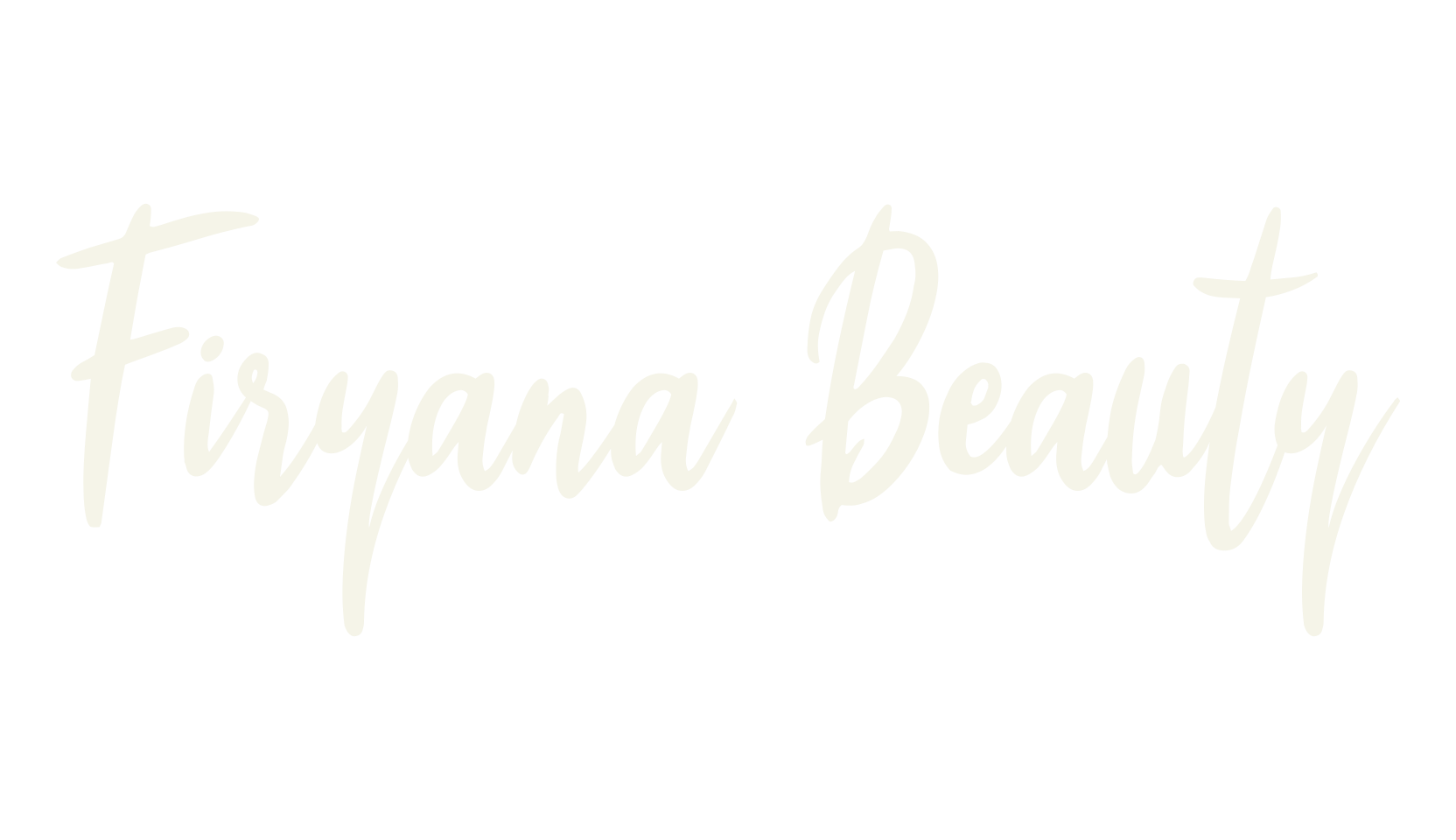 Firyana Beauty, calligraphy font preview