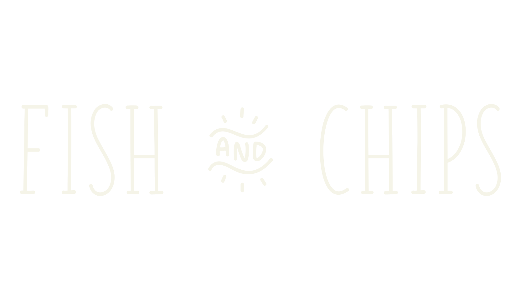 FISH & CHIPS, thin font preview
