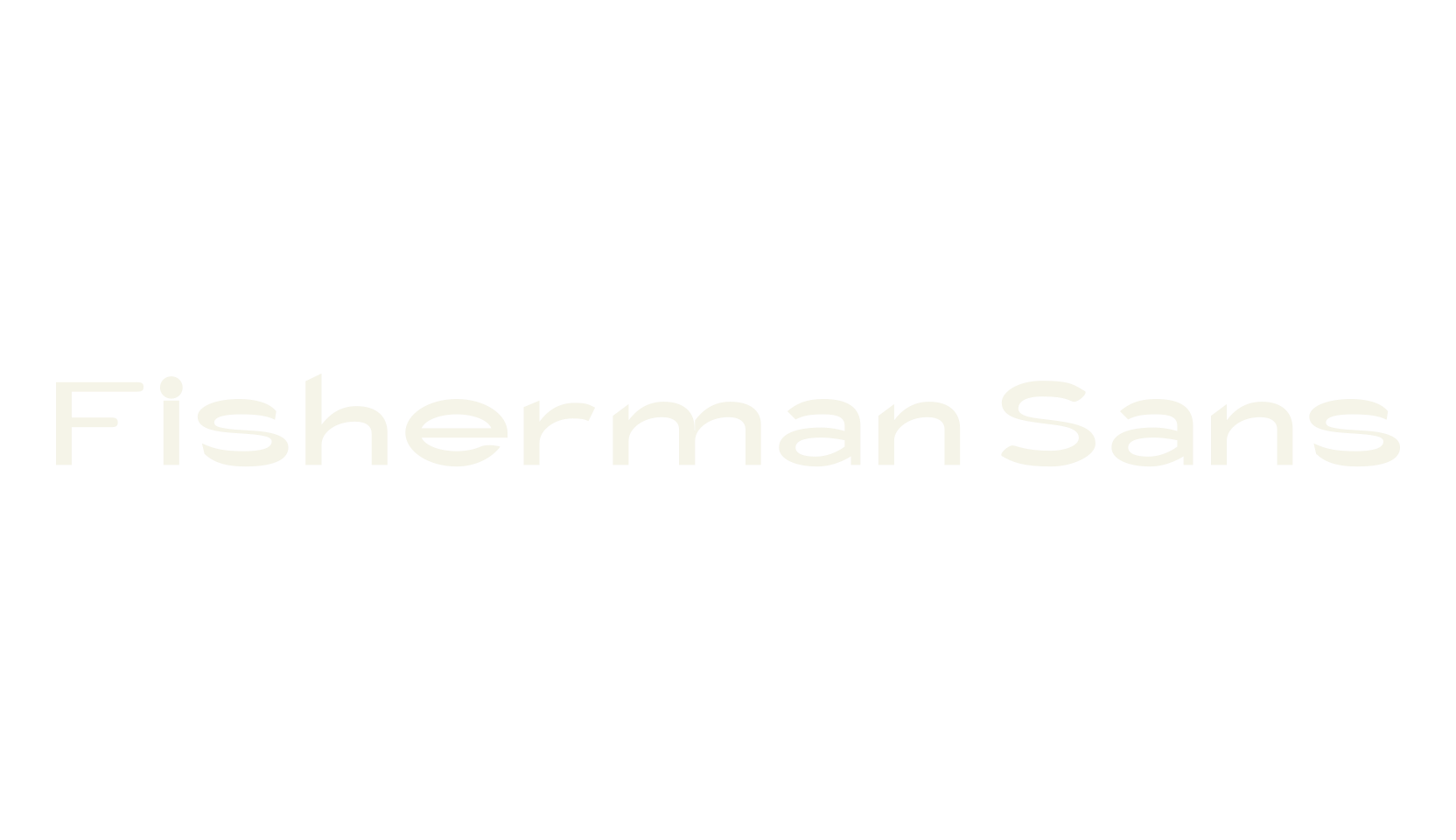 Fisherman Sans, display market font preview