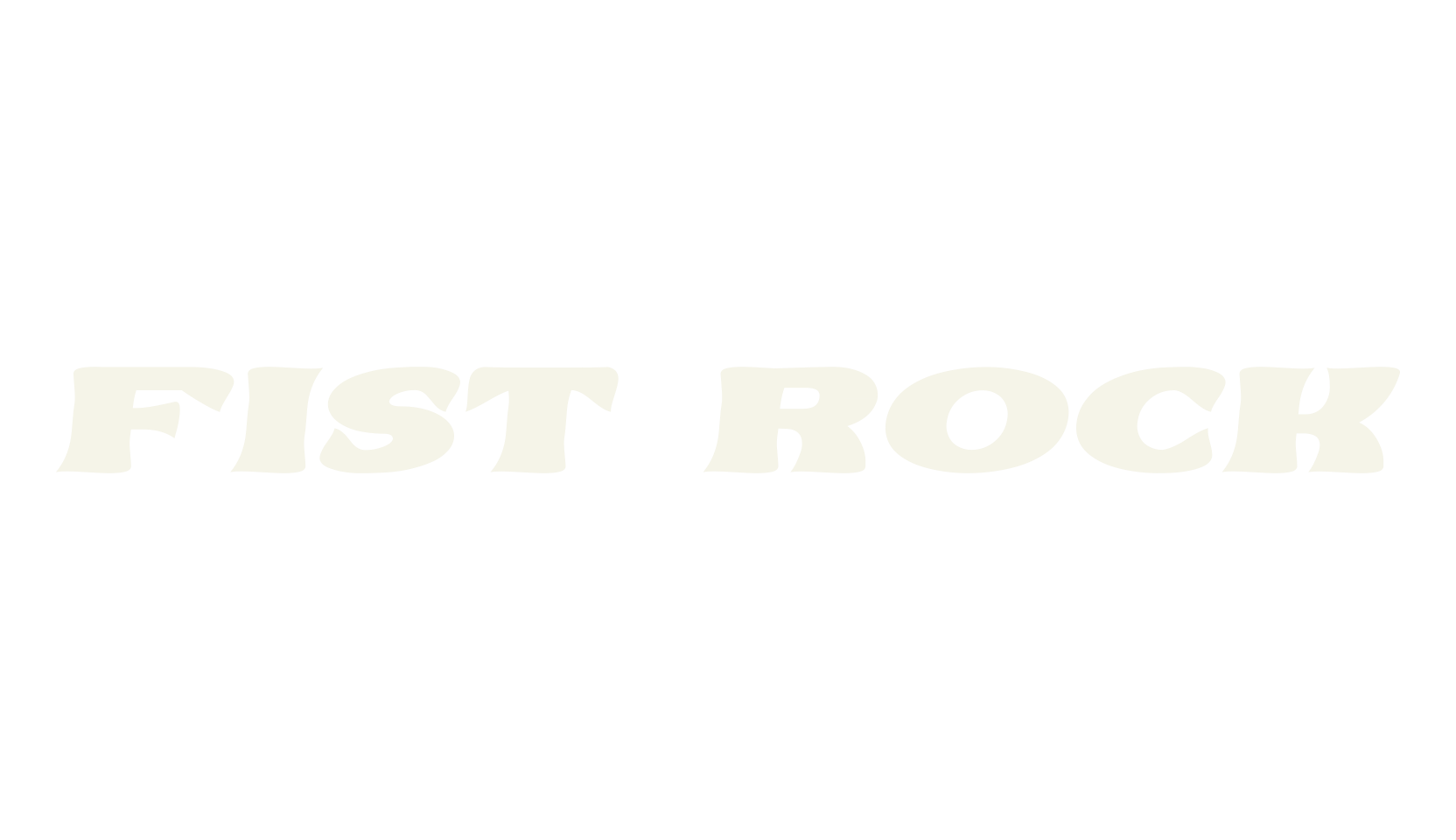 Fist Rock, bold font preview