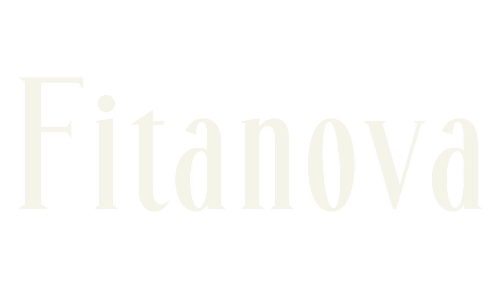 Fitanova, serif font preview