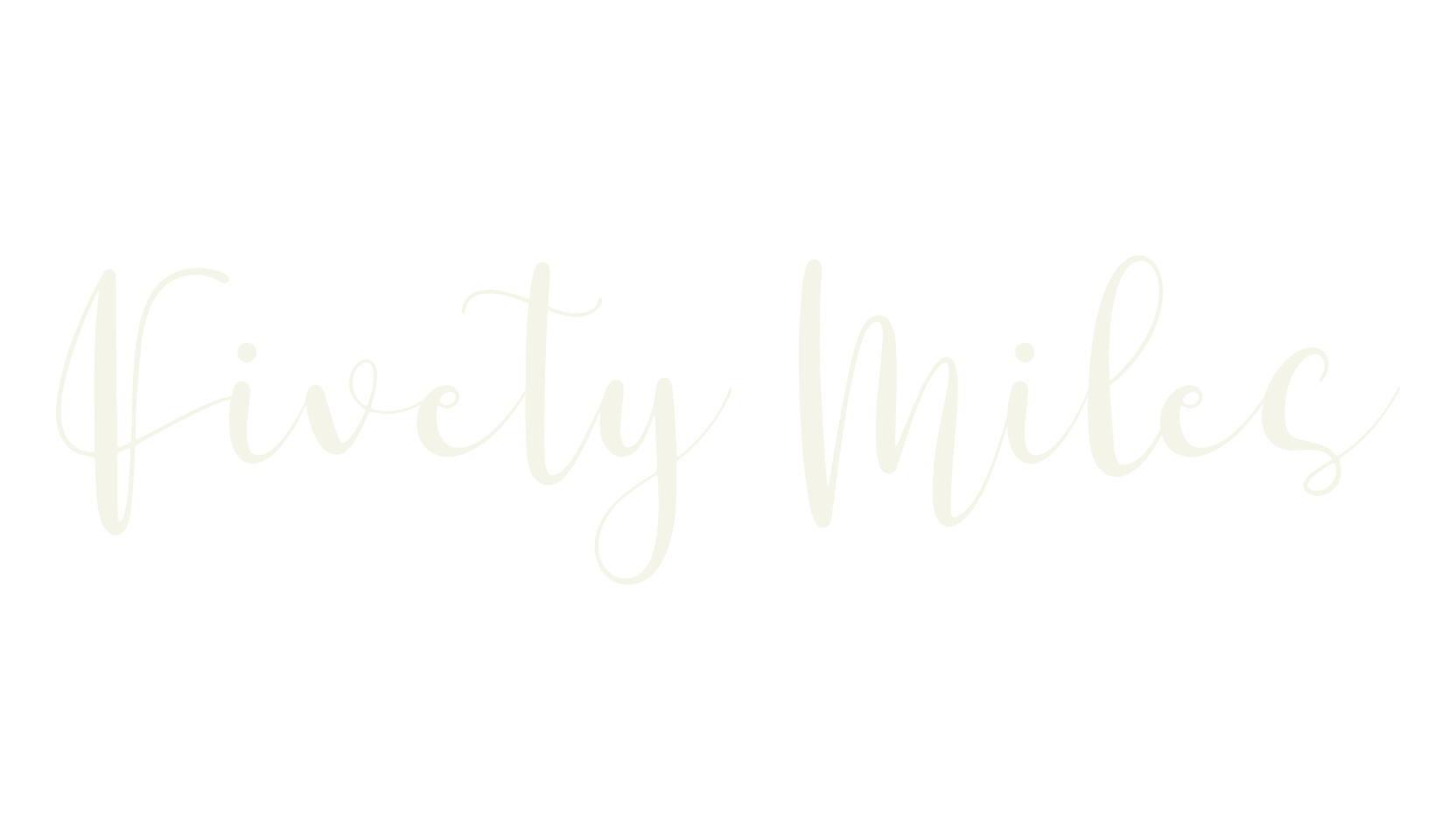 Fivety Miles, bold font preview